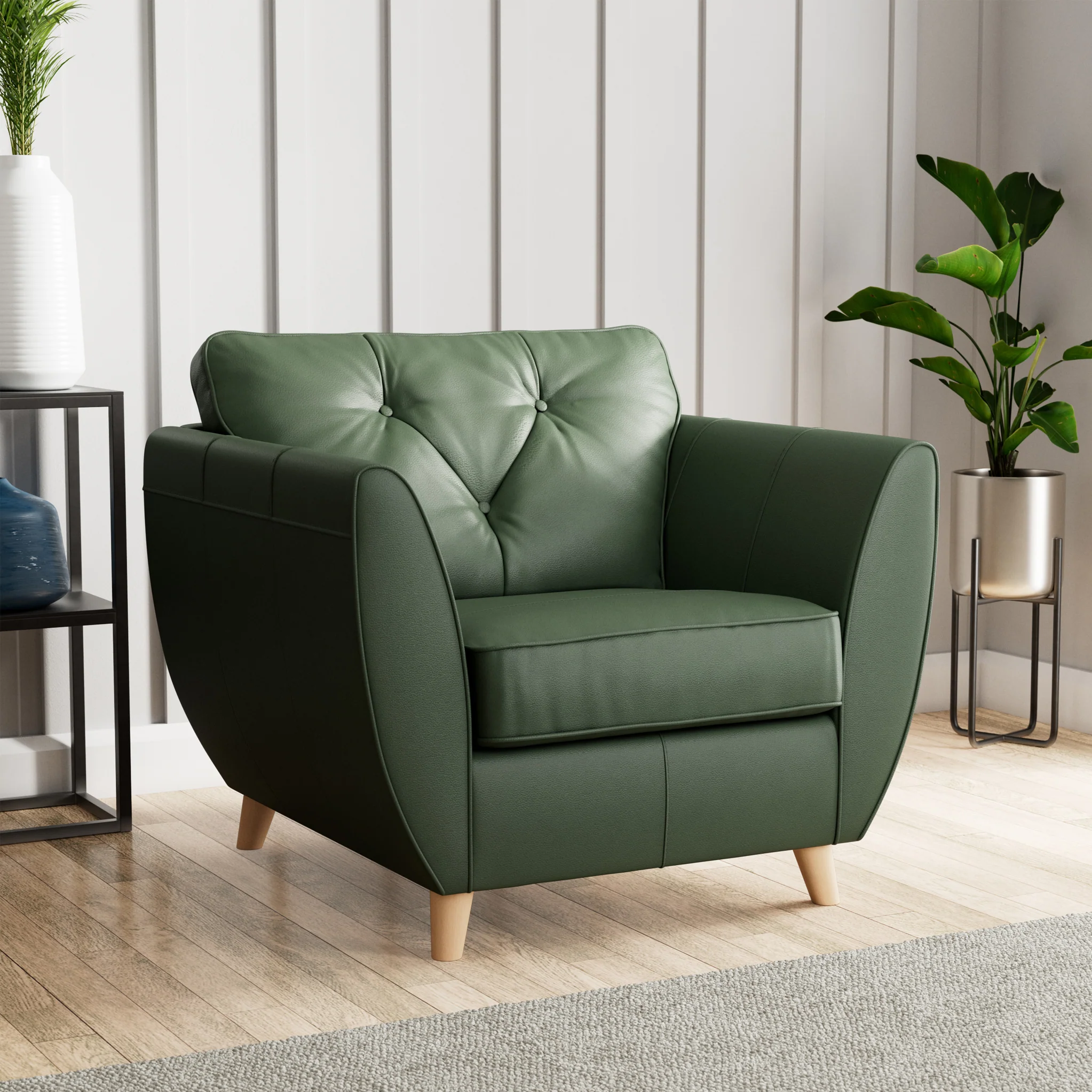 Edison Leather Armchair - Image 23