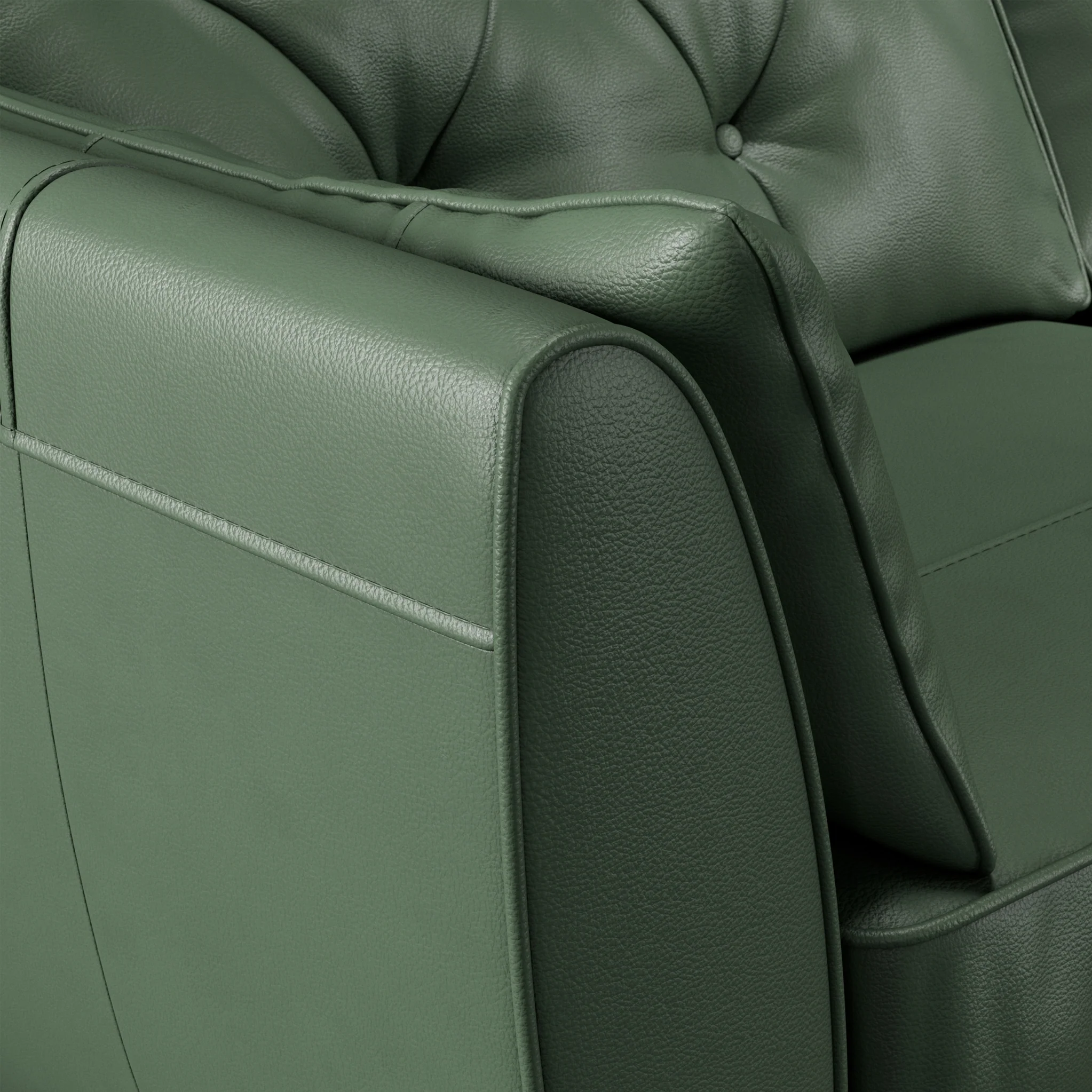 Edison Leather 3 Seater Sofa - Image 20