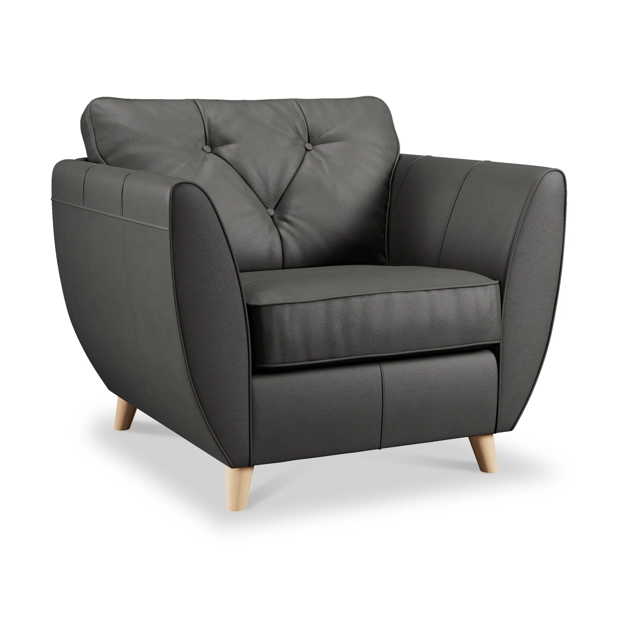 Edison Leather Armchair - Image 41