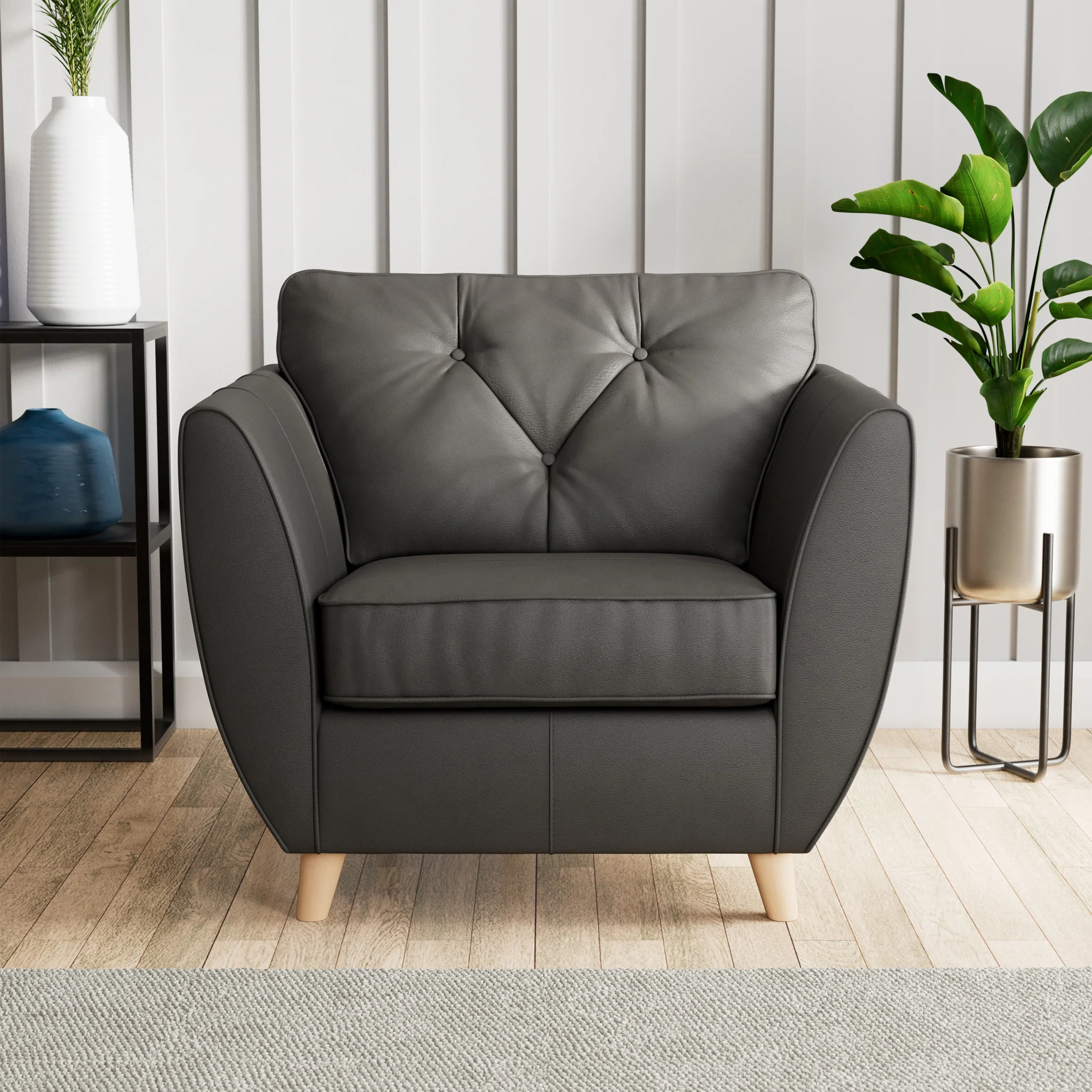Edison Leather Armchair - Image 42