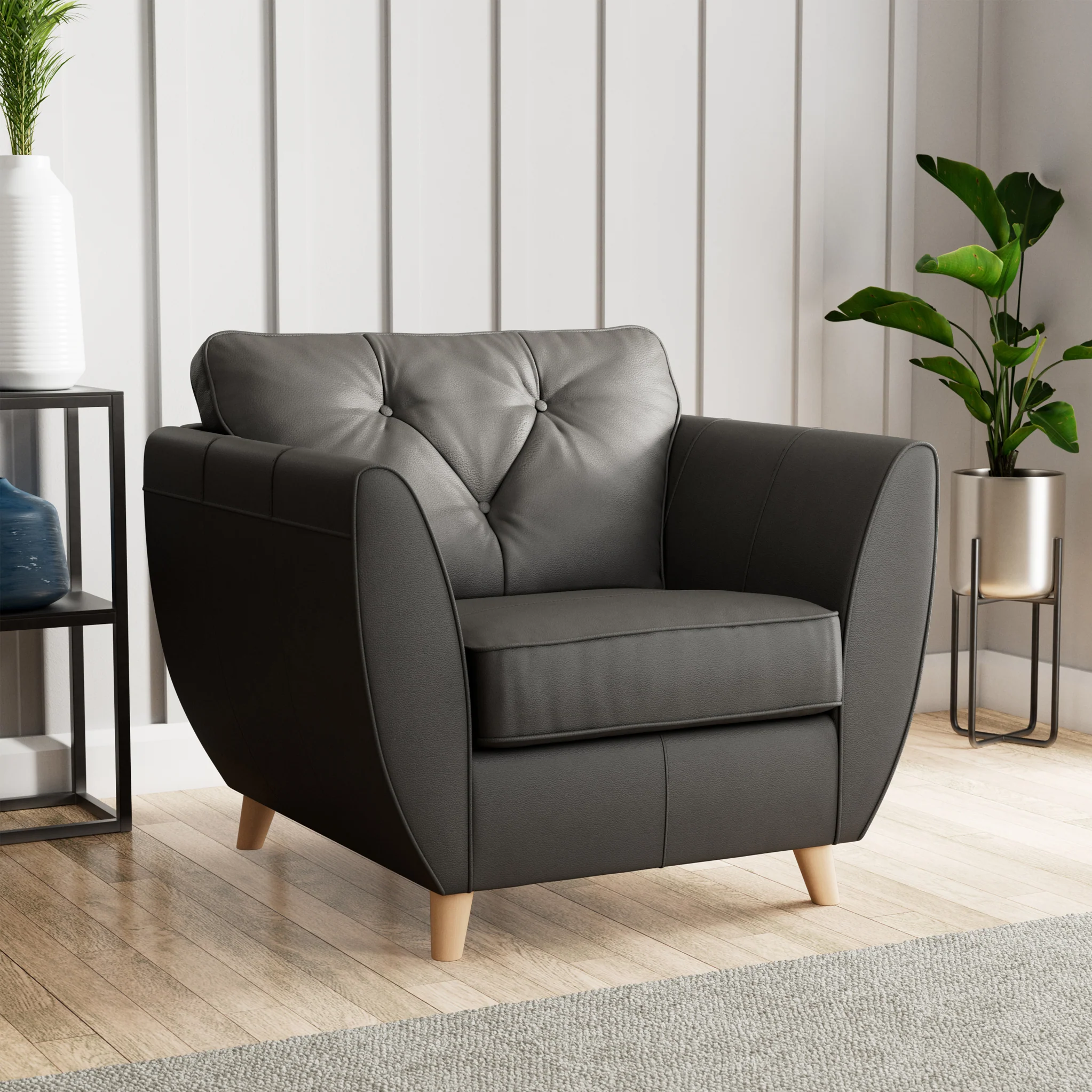 Edison Leather Armchair - Image 43
