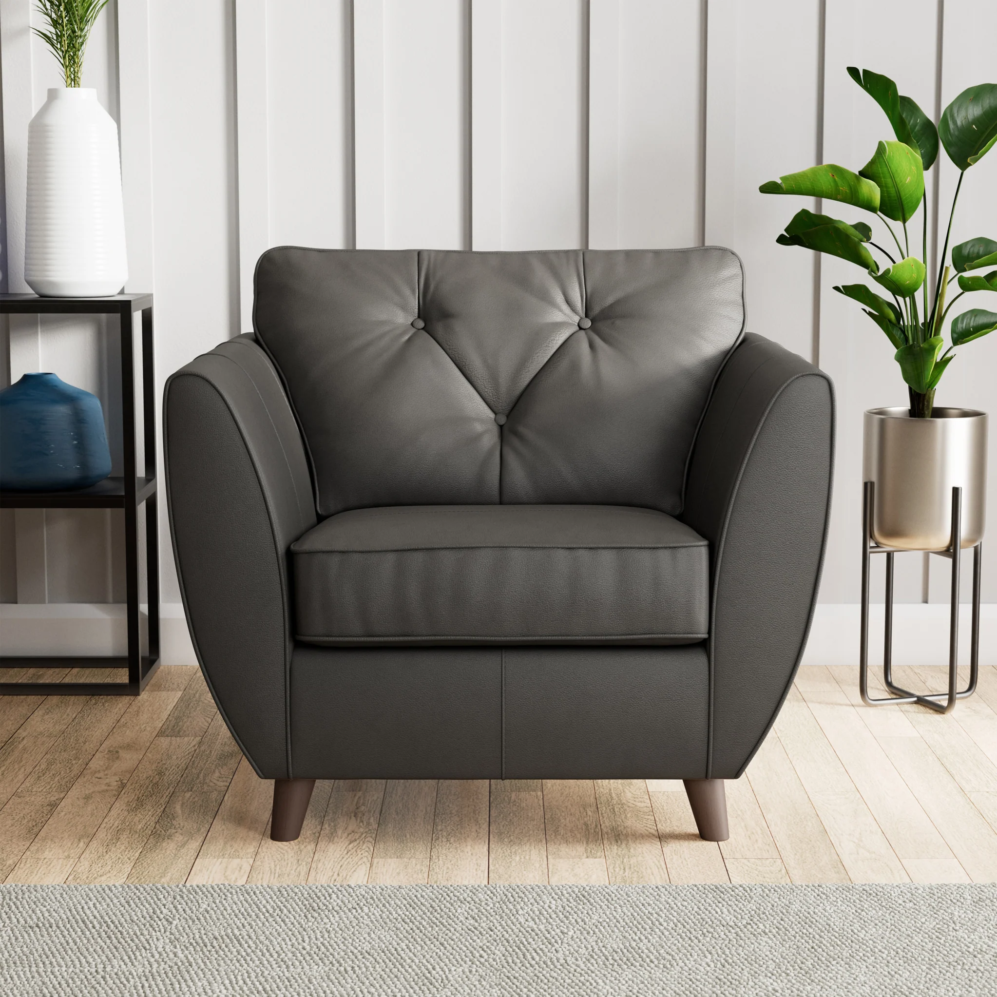 Edison Leather Armchair - Image 46