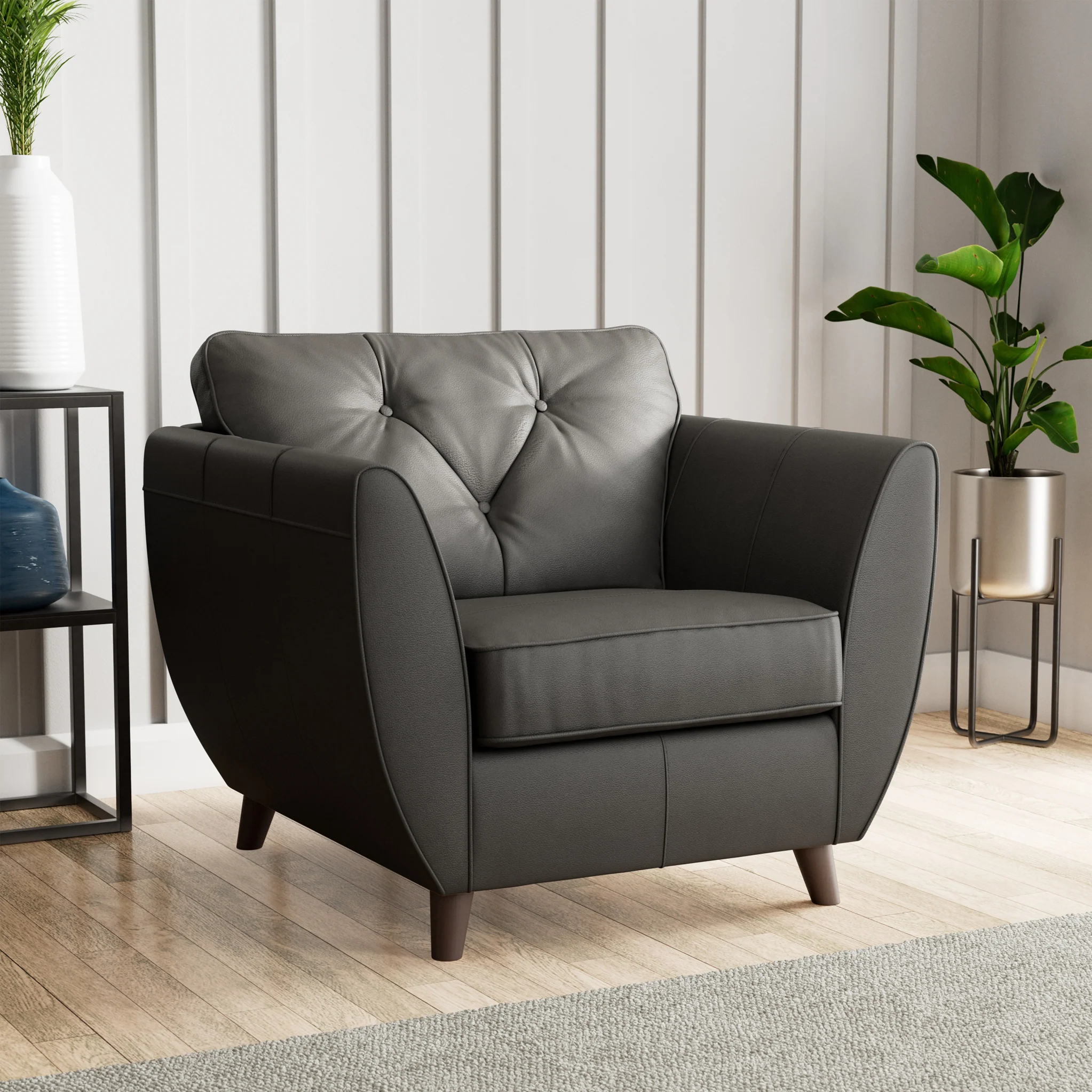 Edison Leather Armchair - Image 47