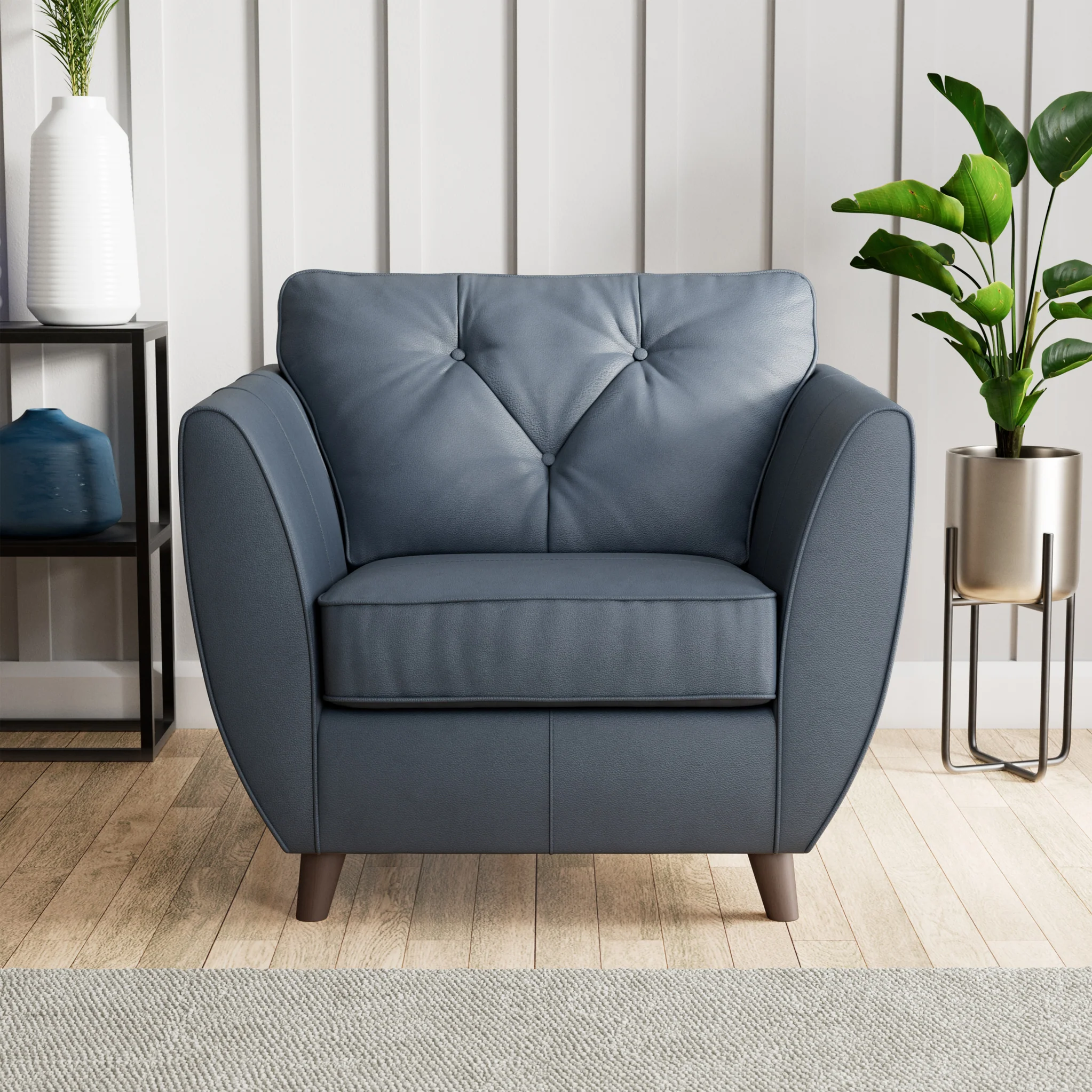 Edison Leather Armchair - Image 6