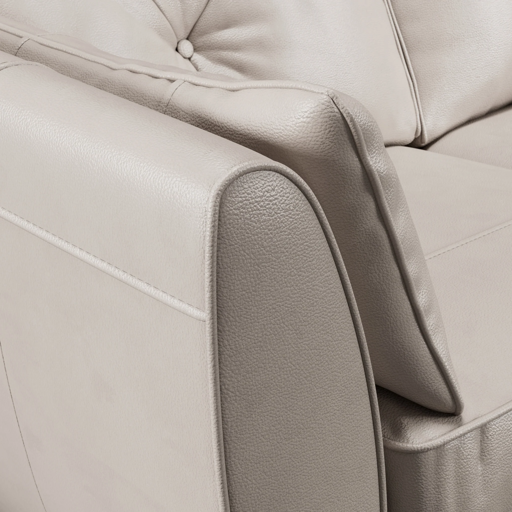 Edison Leather Chaise Sofa - Image 105
