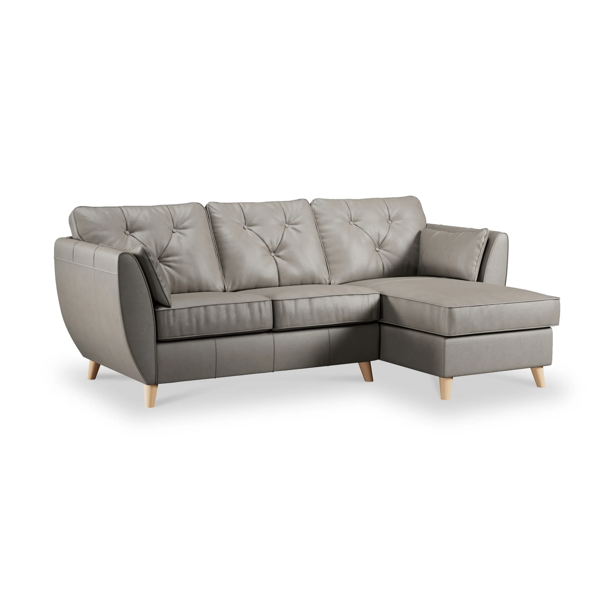 Edison Leather Chaise Sofa - Image 22