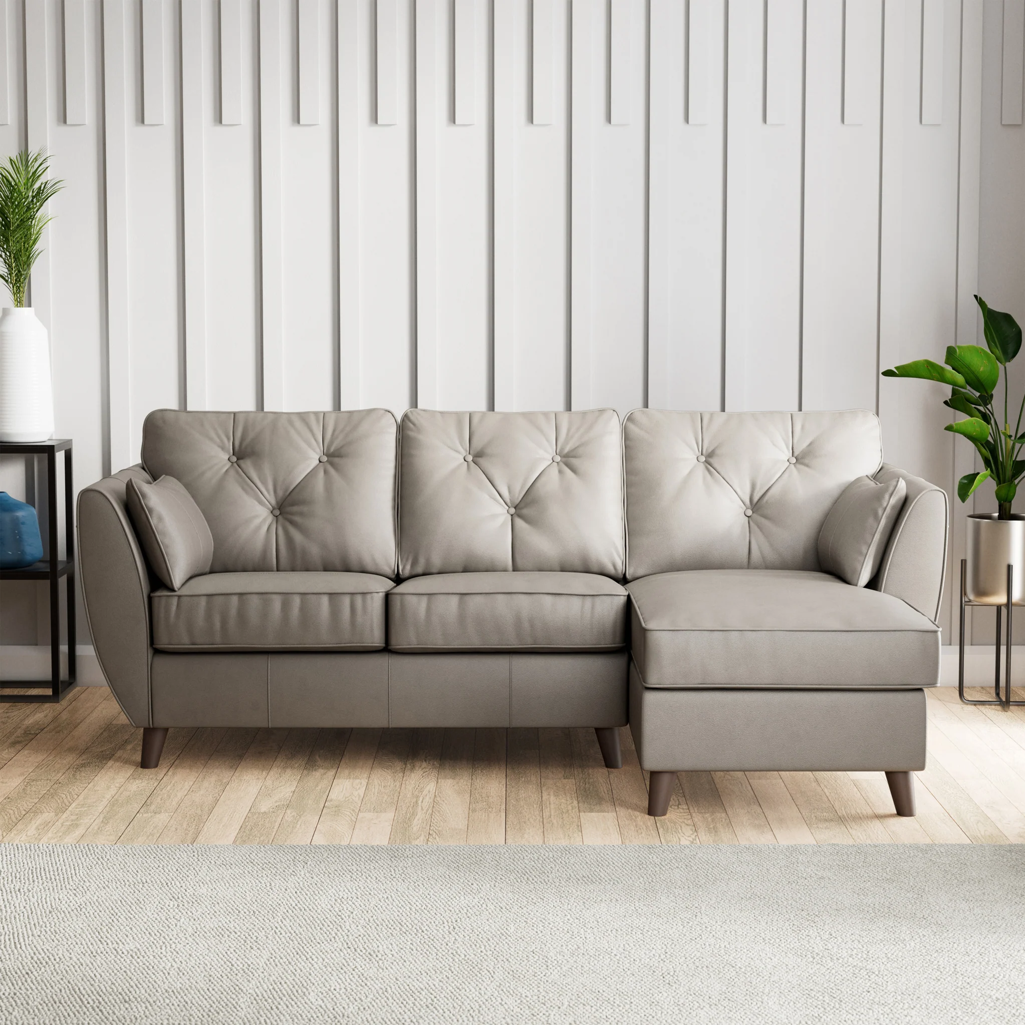 Edison Leather Chaise Sofa - Image 25