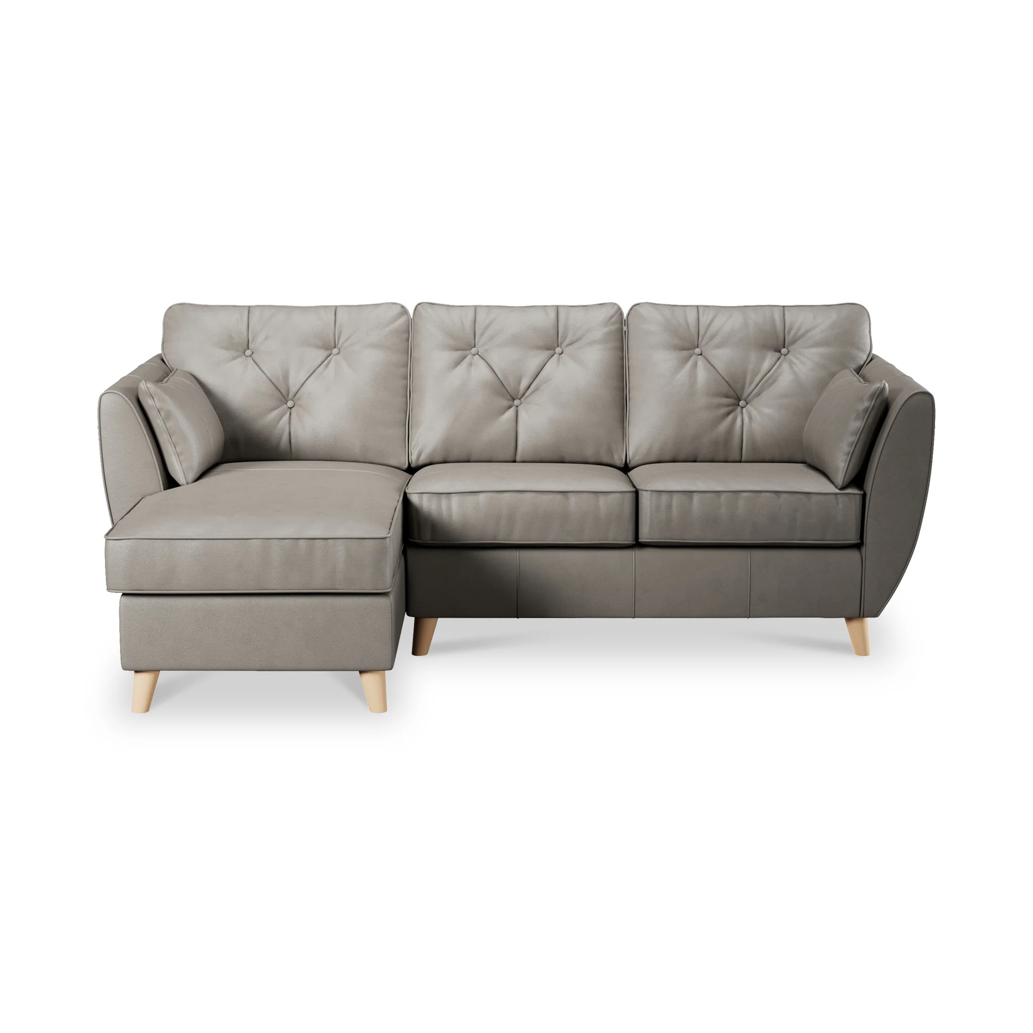 Edison Leather Chaise Sofa - Image 27