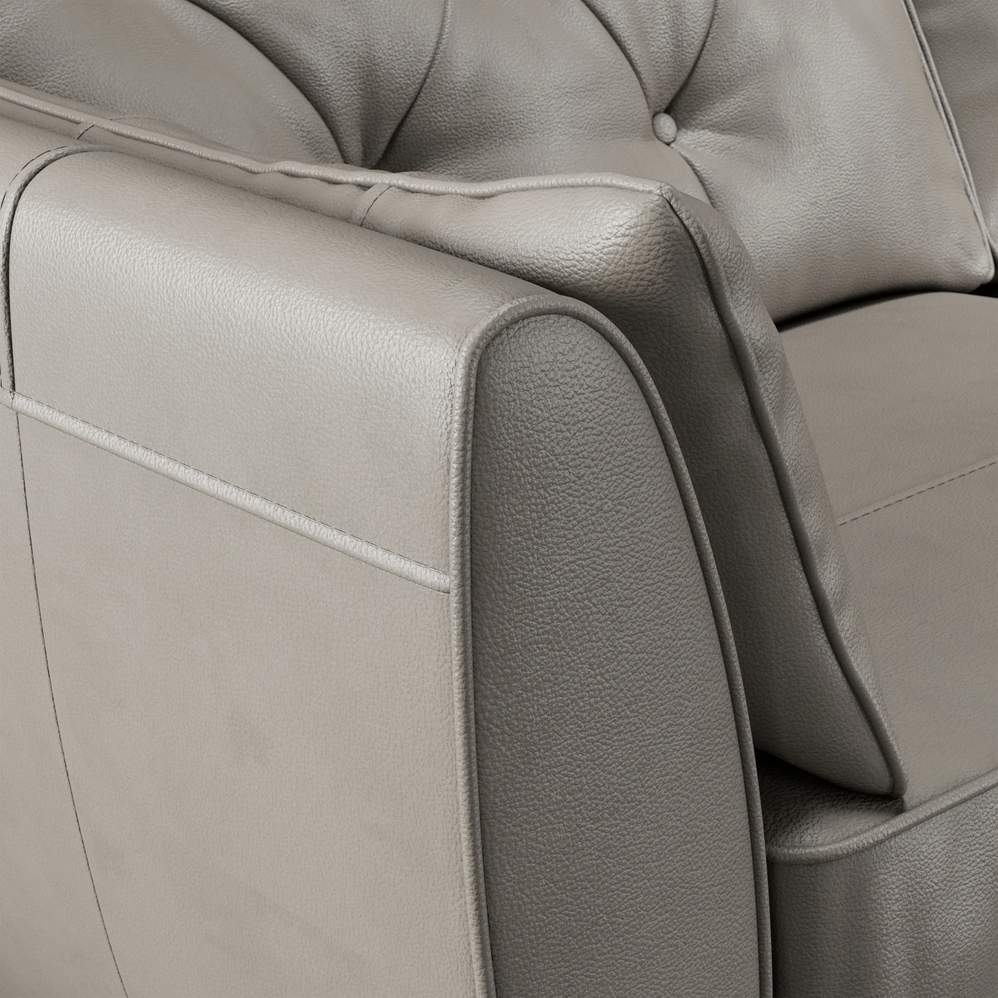 Edison Leather Chaise Sofa - Image 36