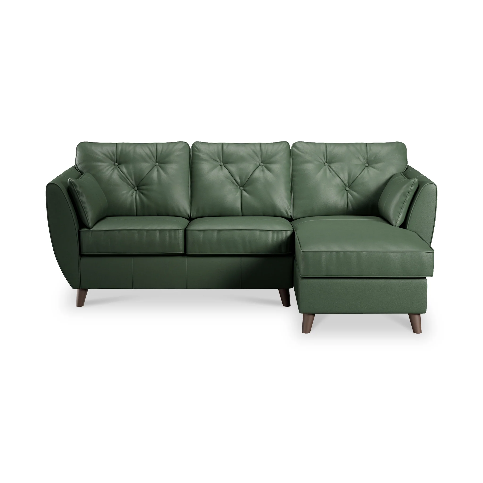 Edison Leather Chaise Sofa - Image 41