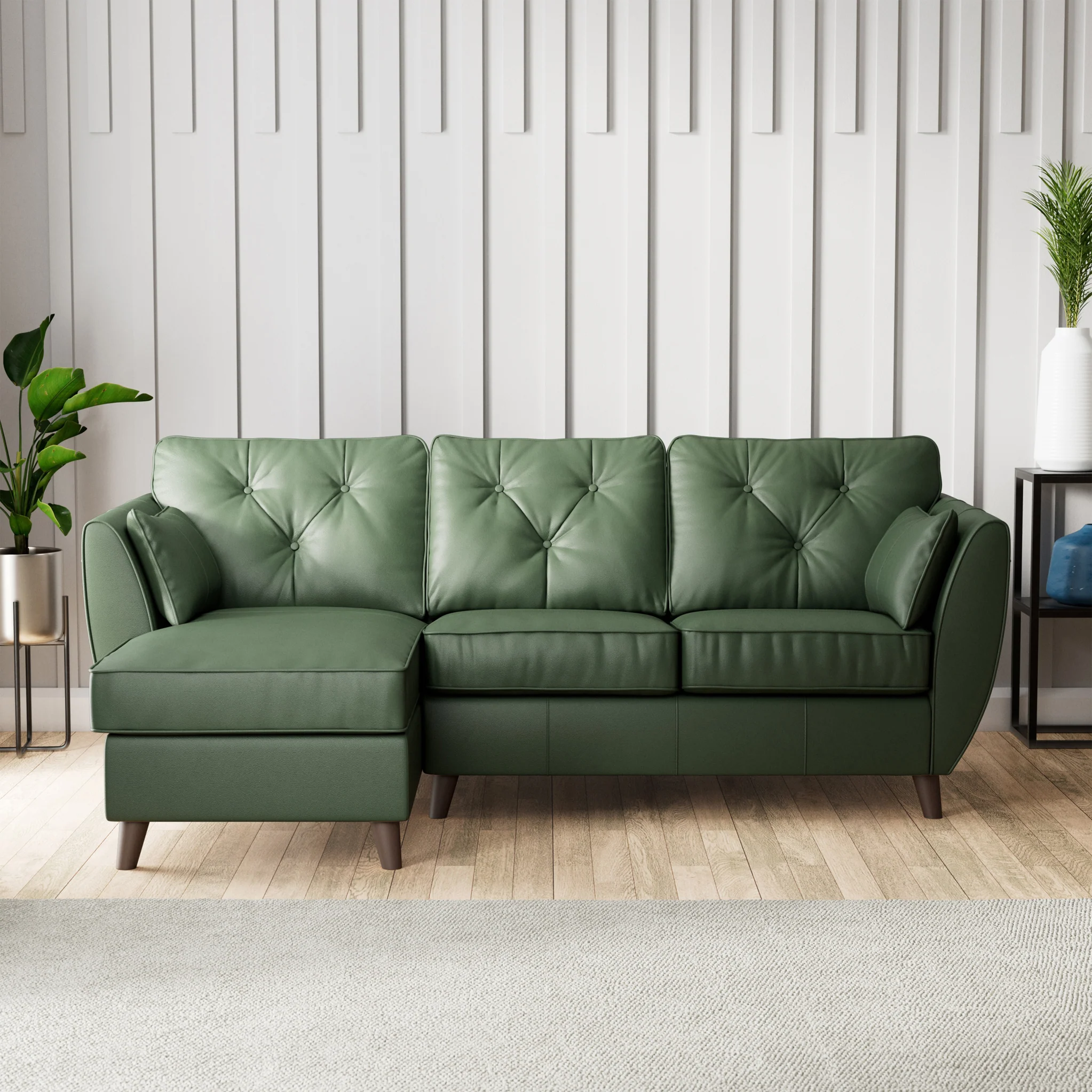 Edison Leather Chaise Sofa - Image 51