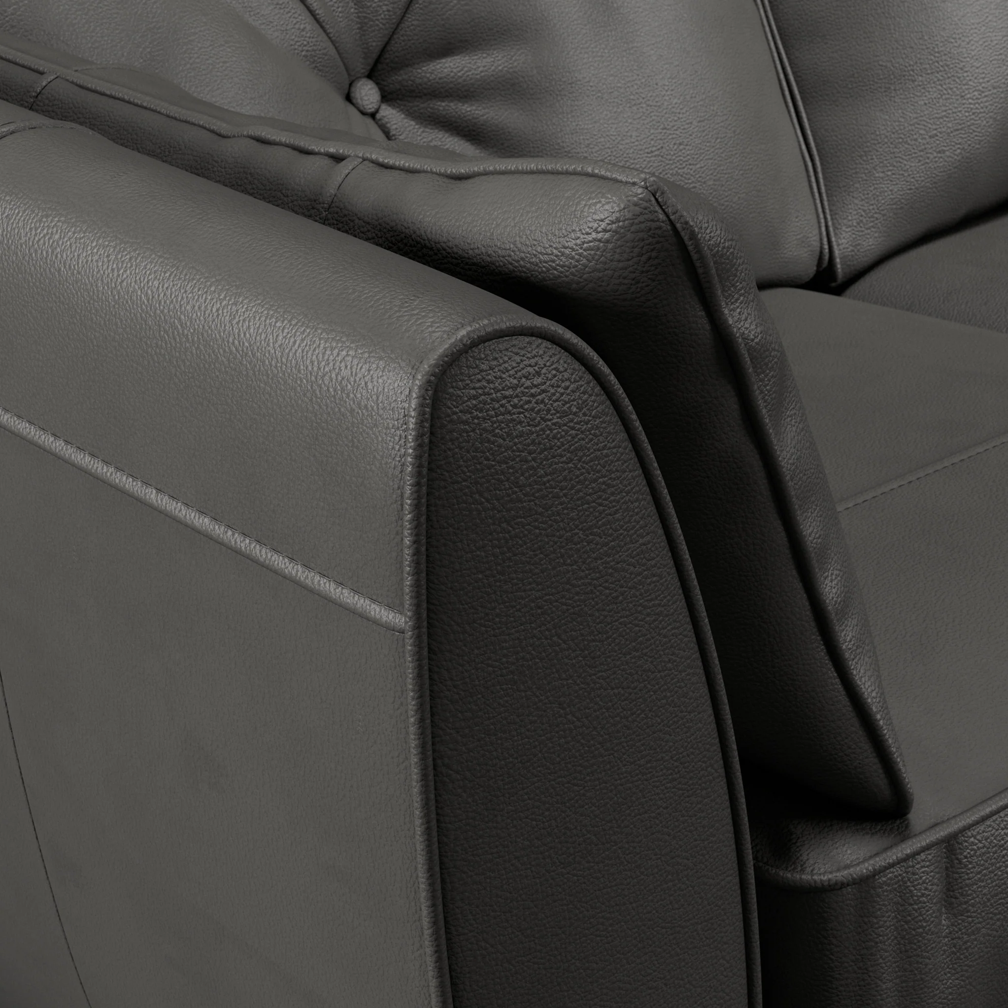 Edison Leather Chaise Sofa - Image 72