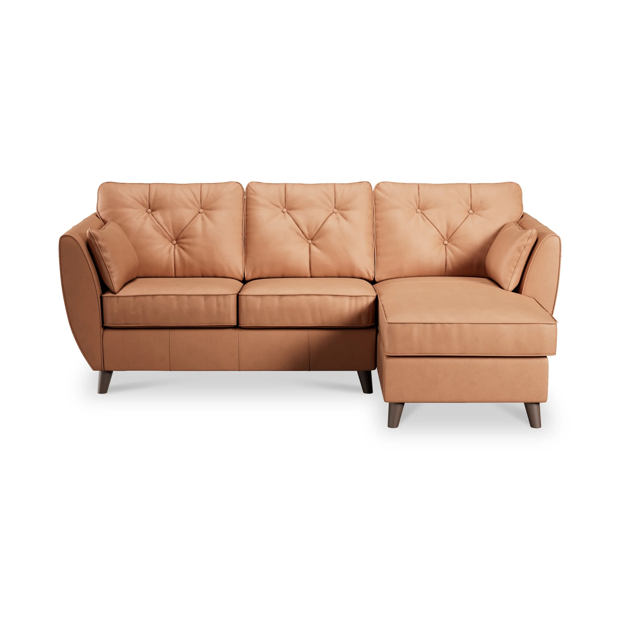 Edison Leather Chaise Sofa - Image 77