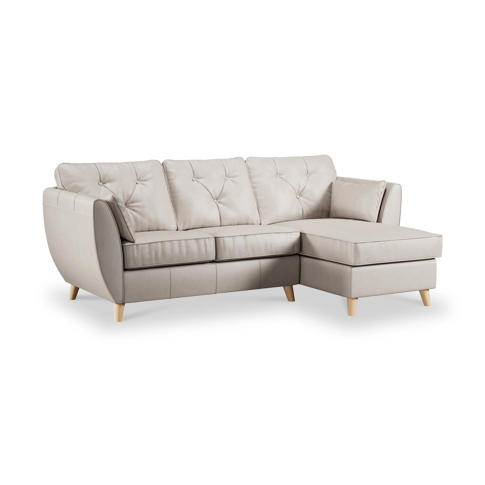 Edison Leather Chaise Sofa - Image 94