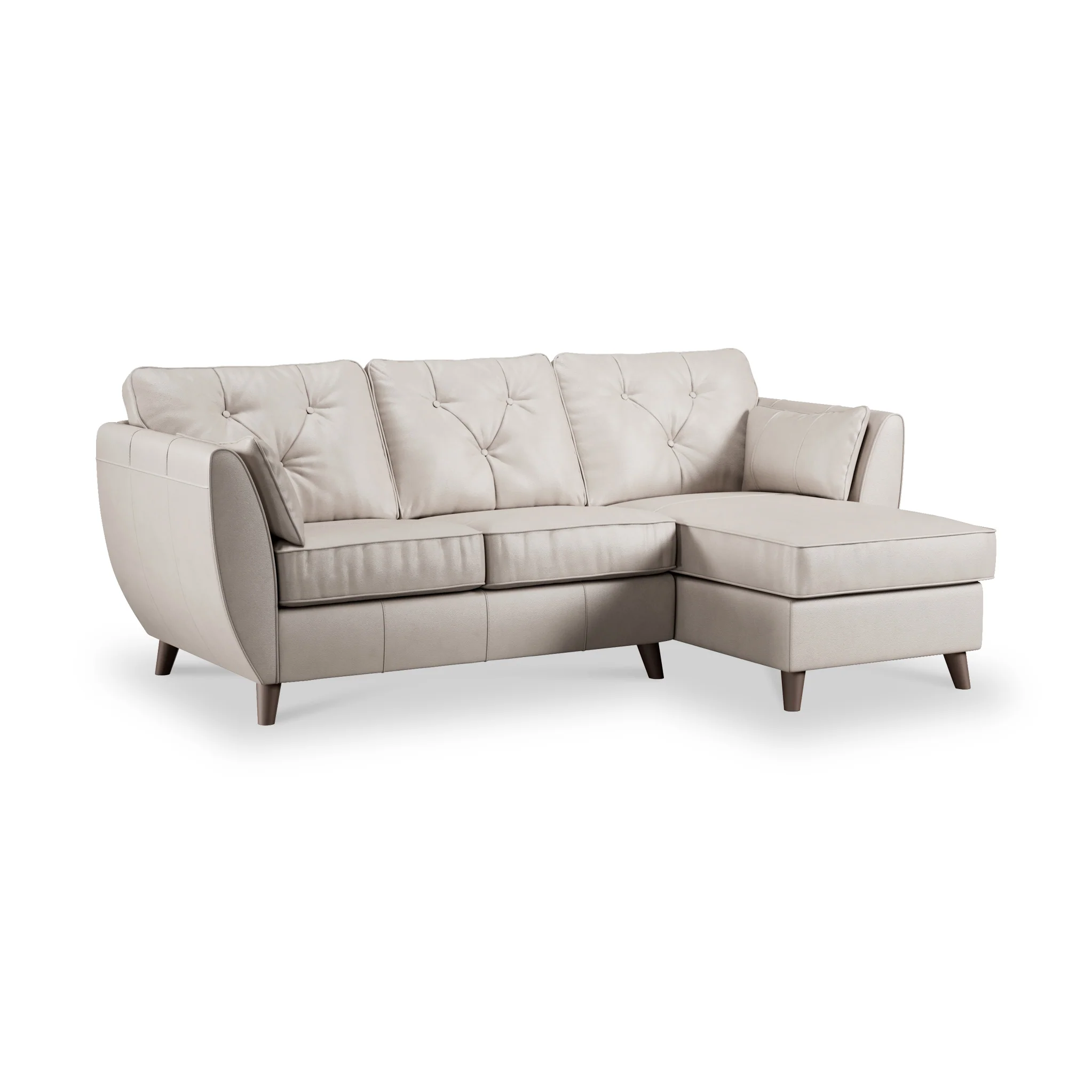 Edison Leather Chaise Sofa - Image 97