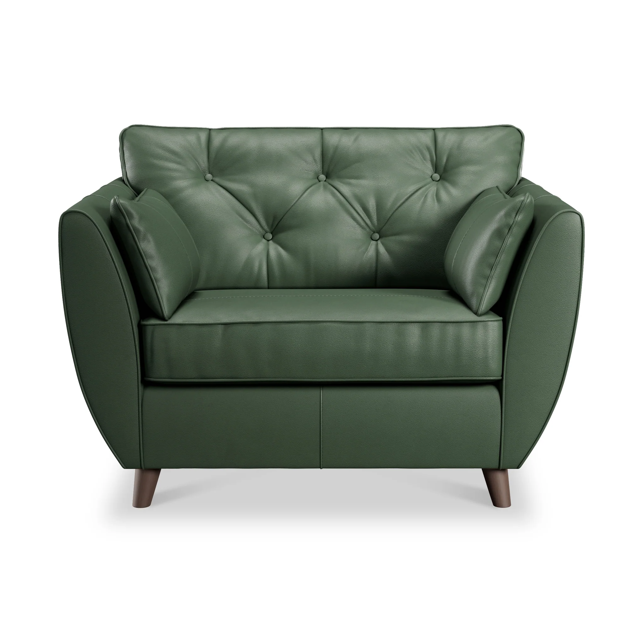 Edison Leather Snuggler Chair - Image 16