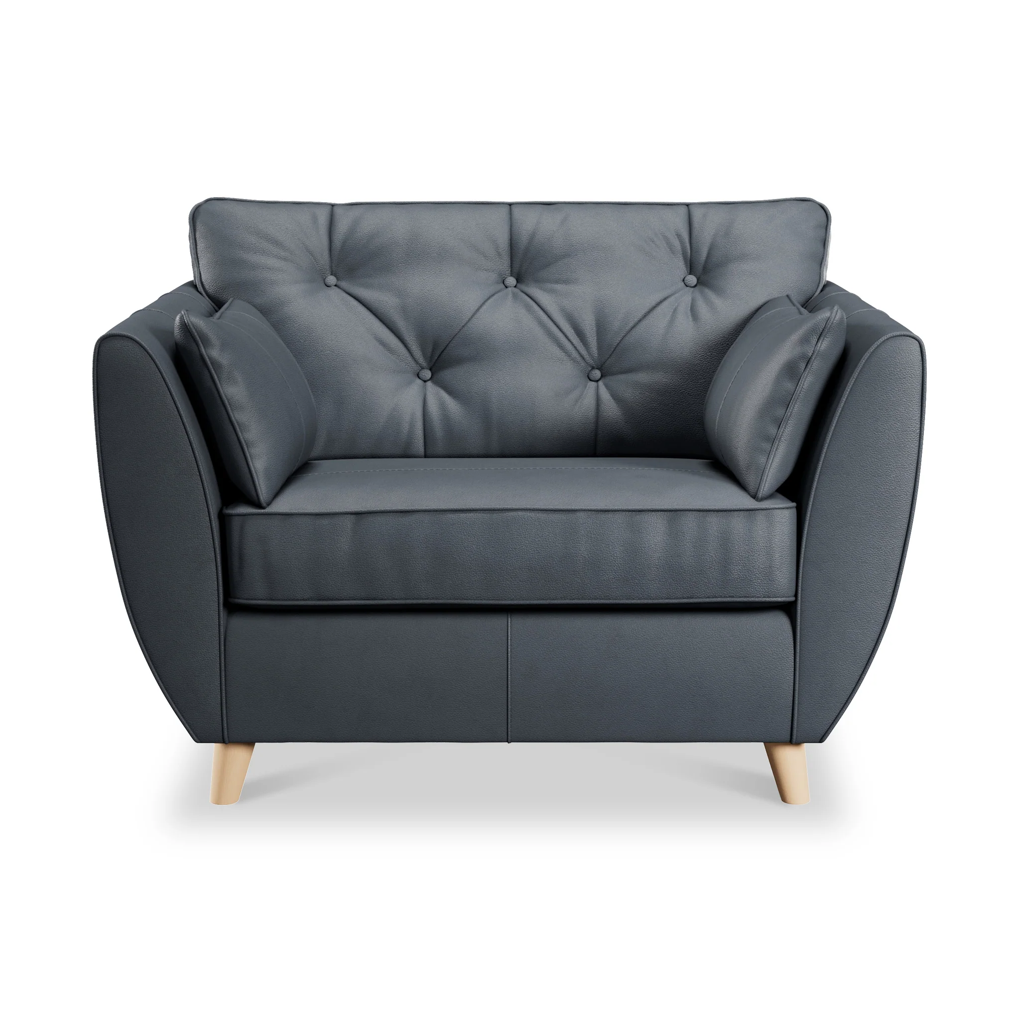 Edison Leather Snuggler Chair - Image 20