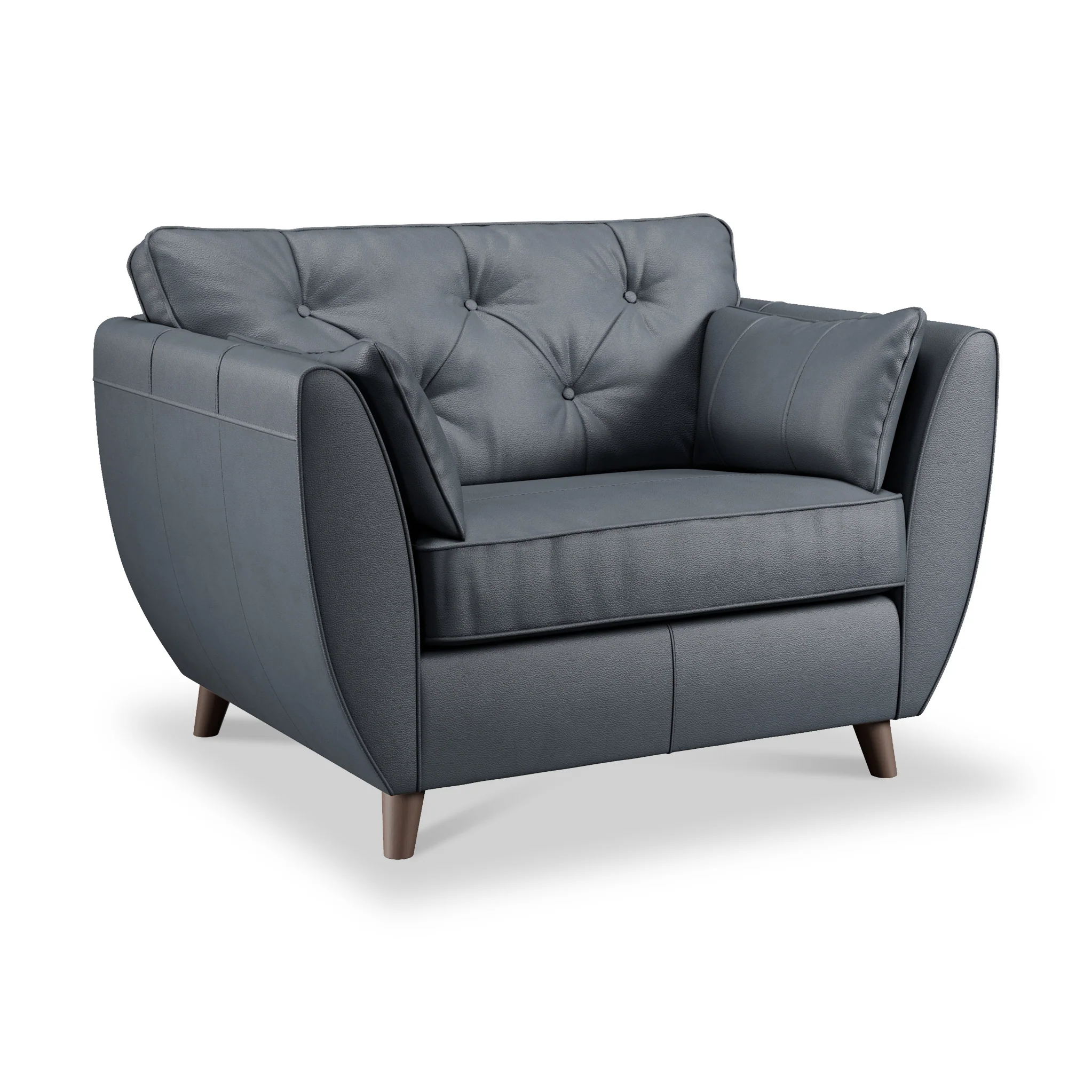 Edison Leather Snuggler Chair - Image 21