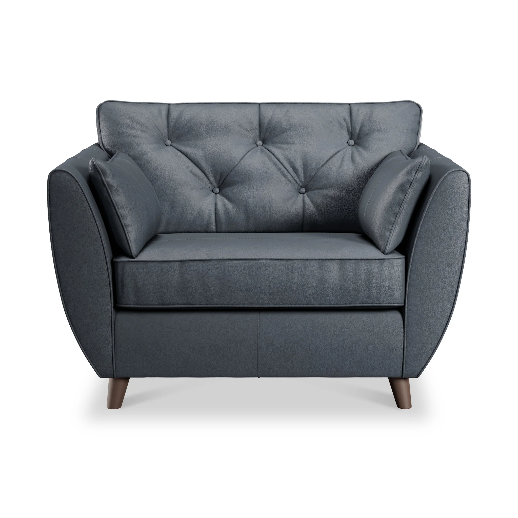 Edison Leather Snuggler Chair - Image 24