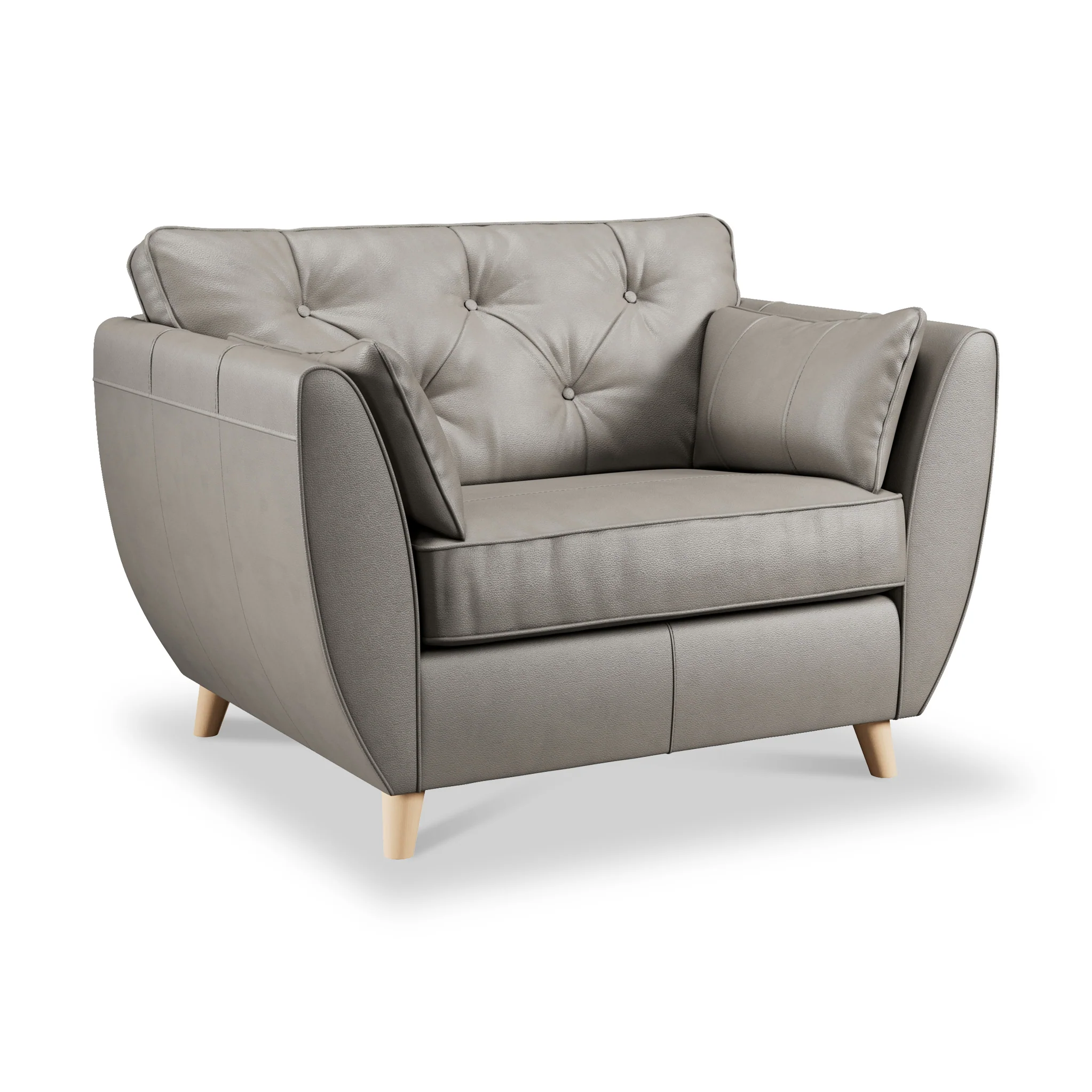 Edison Leather Snuggler Chair - Image 25