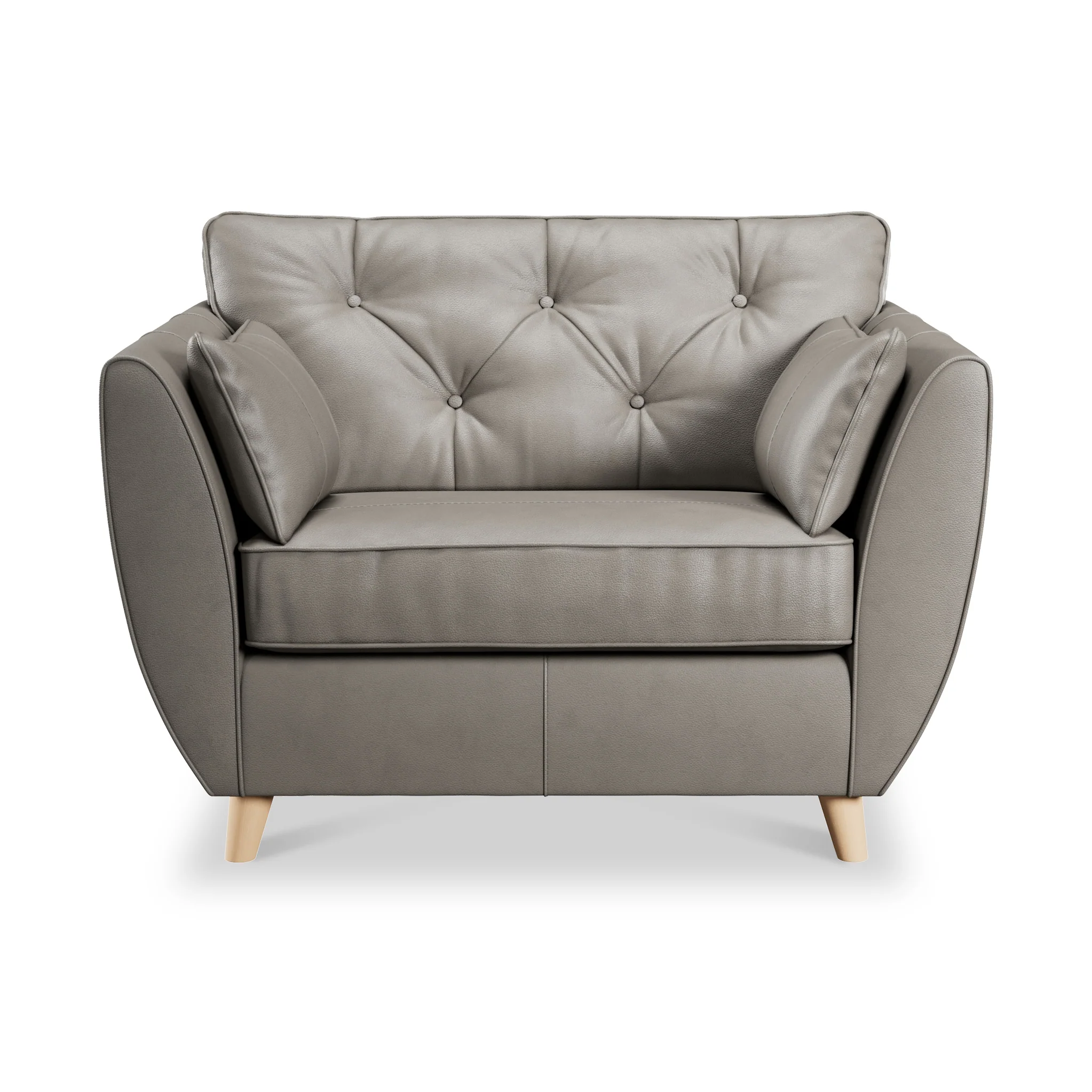 Edison Leather Snuggler Chair - Image 28