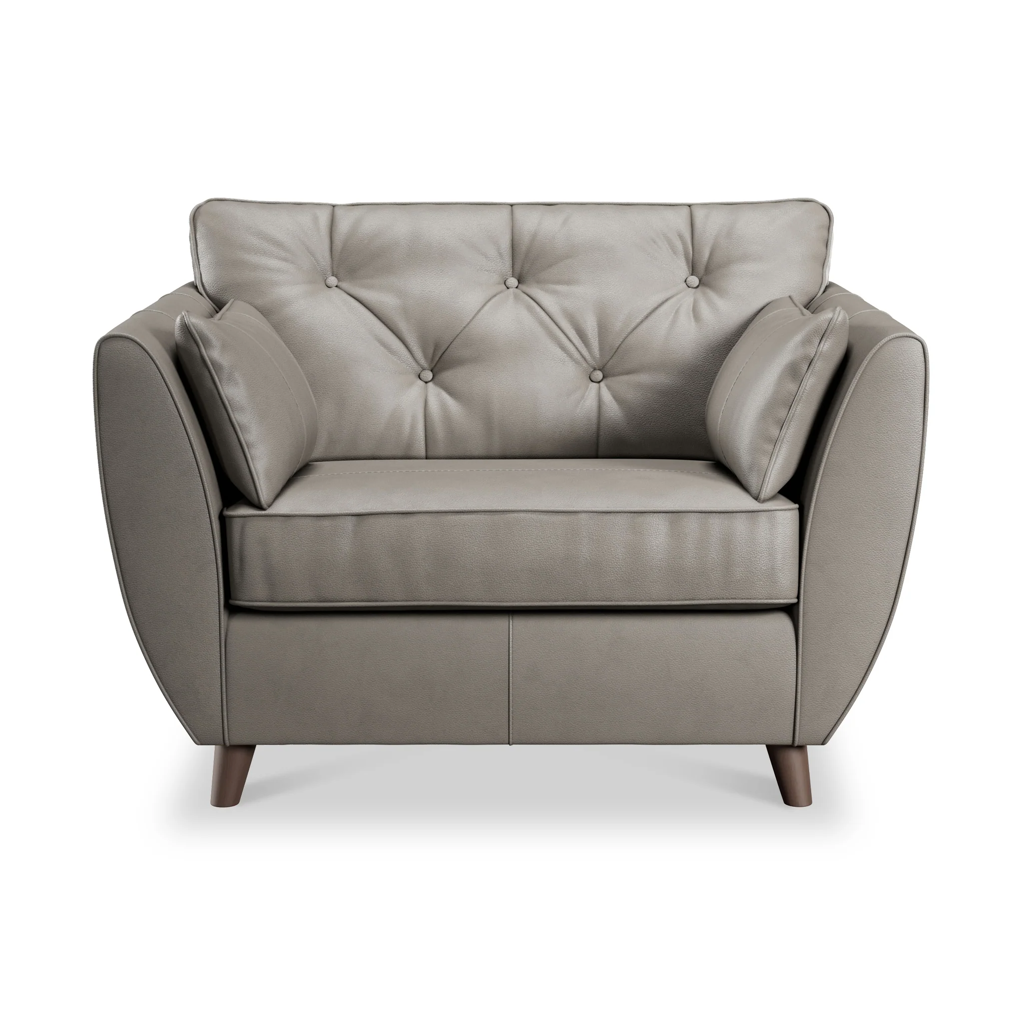 Edison Leather Snuggler Chair - Image 32