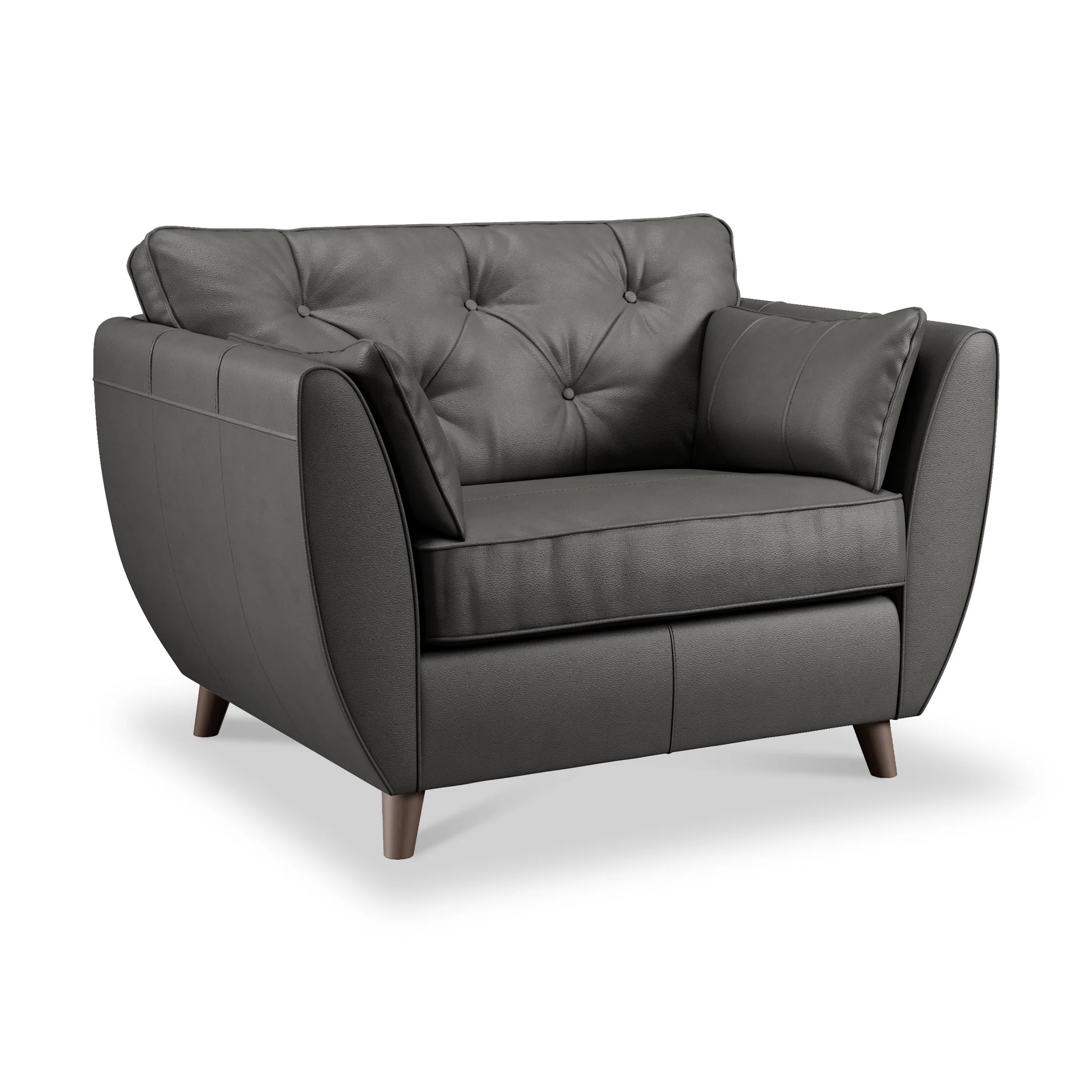 Edison Leather Snuggler Chair - Image 37