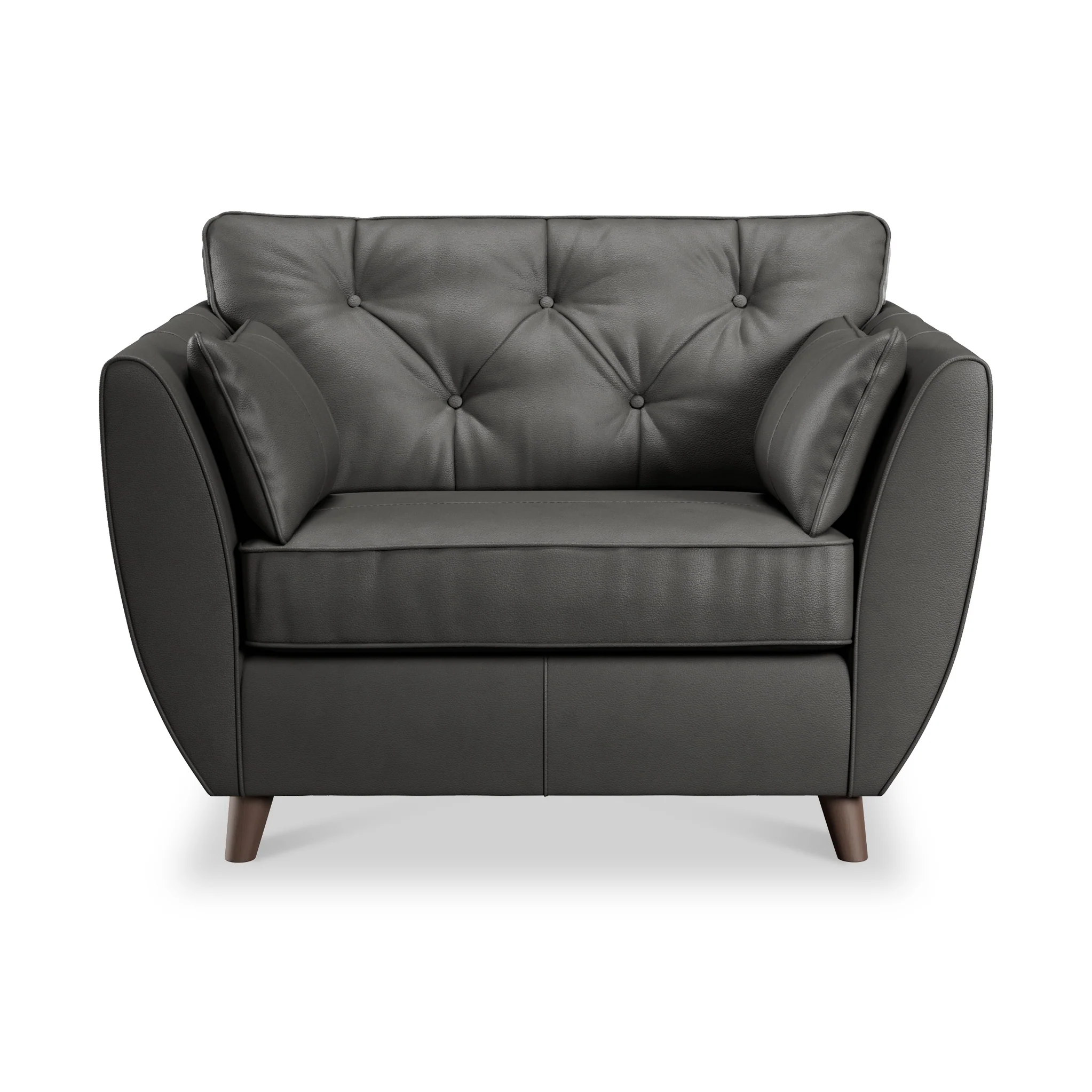 Edison Leather Snuggler Chair - Image 40