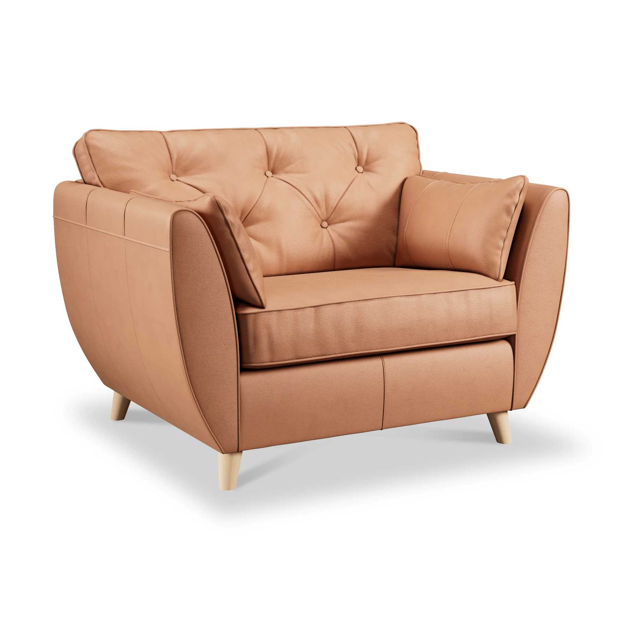 Edison Leather Snuggler Chair - Image 41