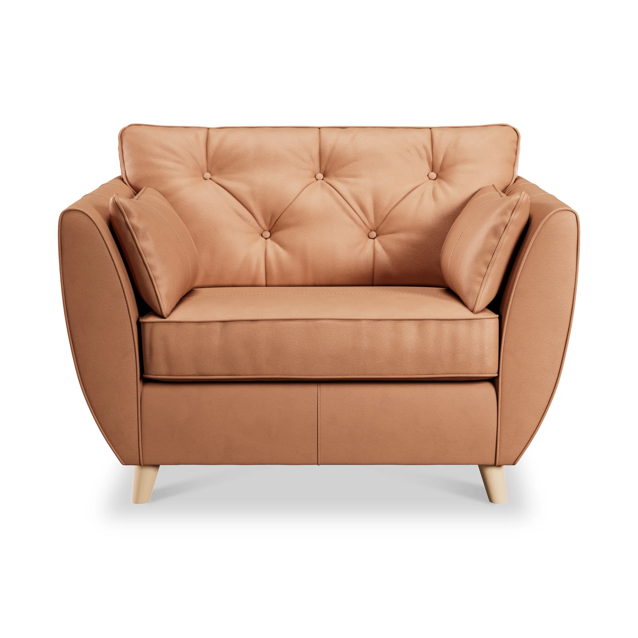 Edison Leather Snuggler Chair - Image 44