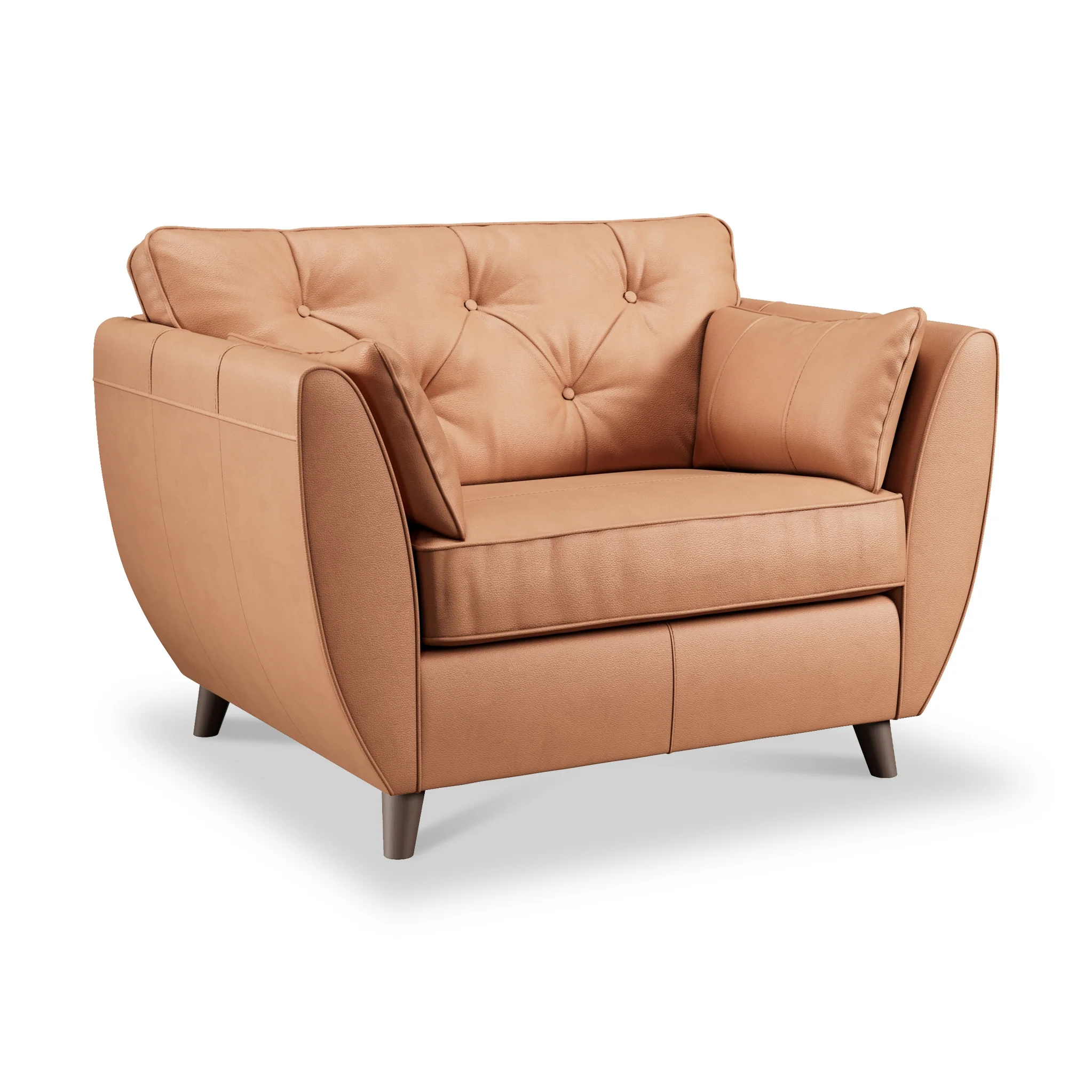 Edison Leather Snuggler Chair - Image 45