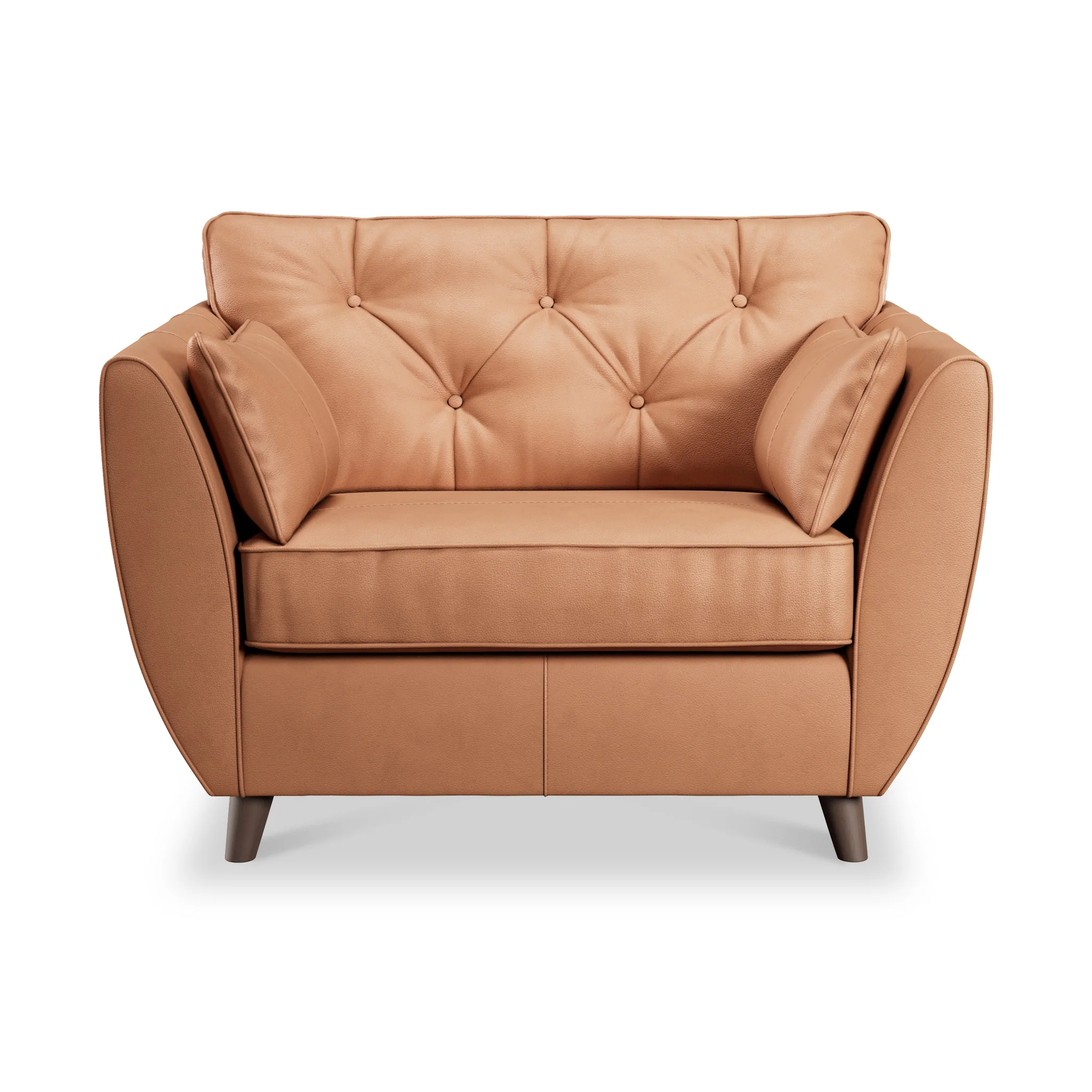 Edison Leather Snuggler Chair - Image 48