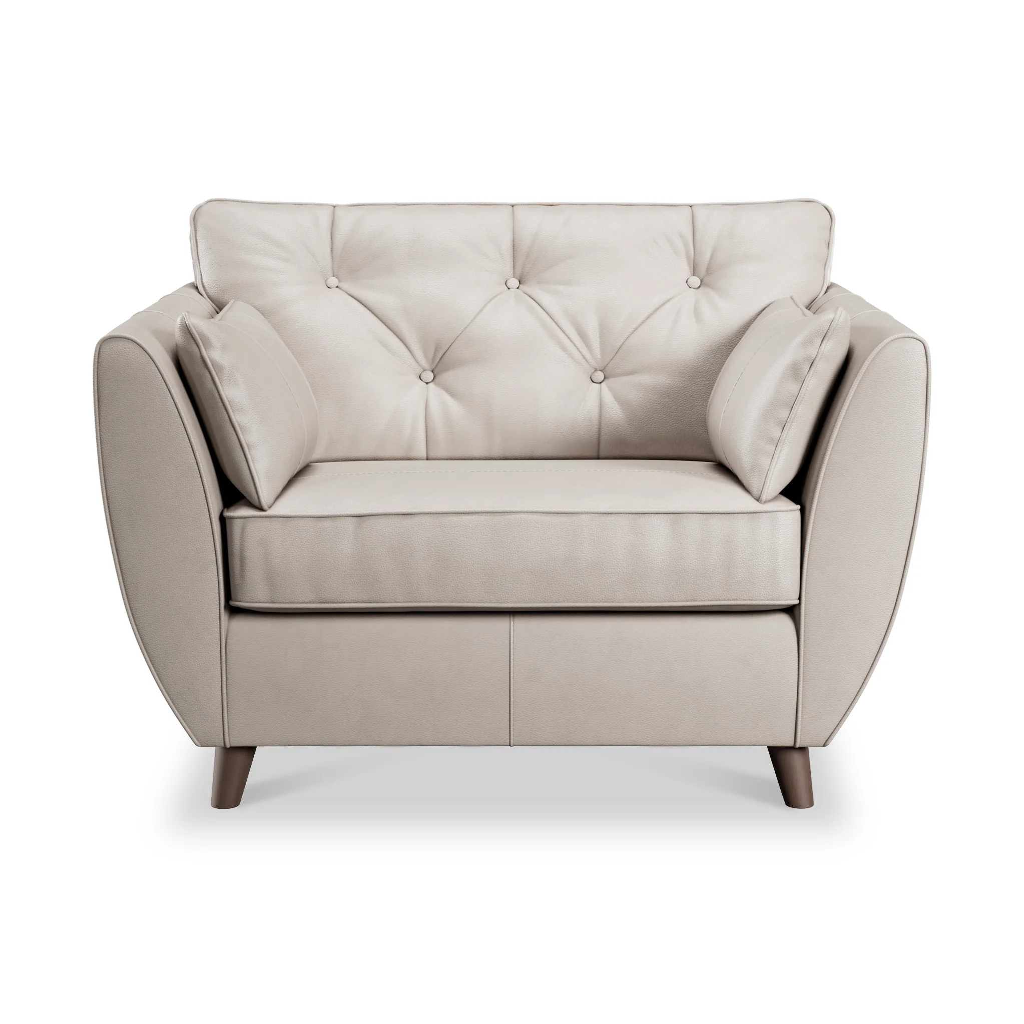 Edison Leather Snuggler Chair - Image 8
