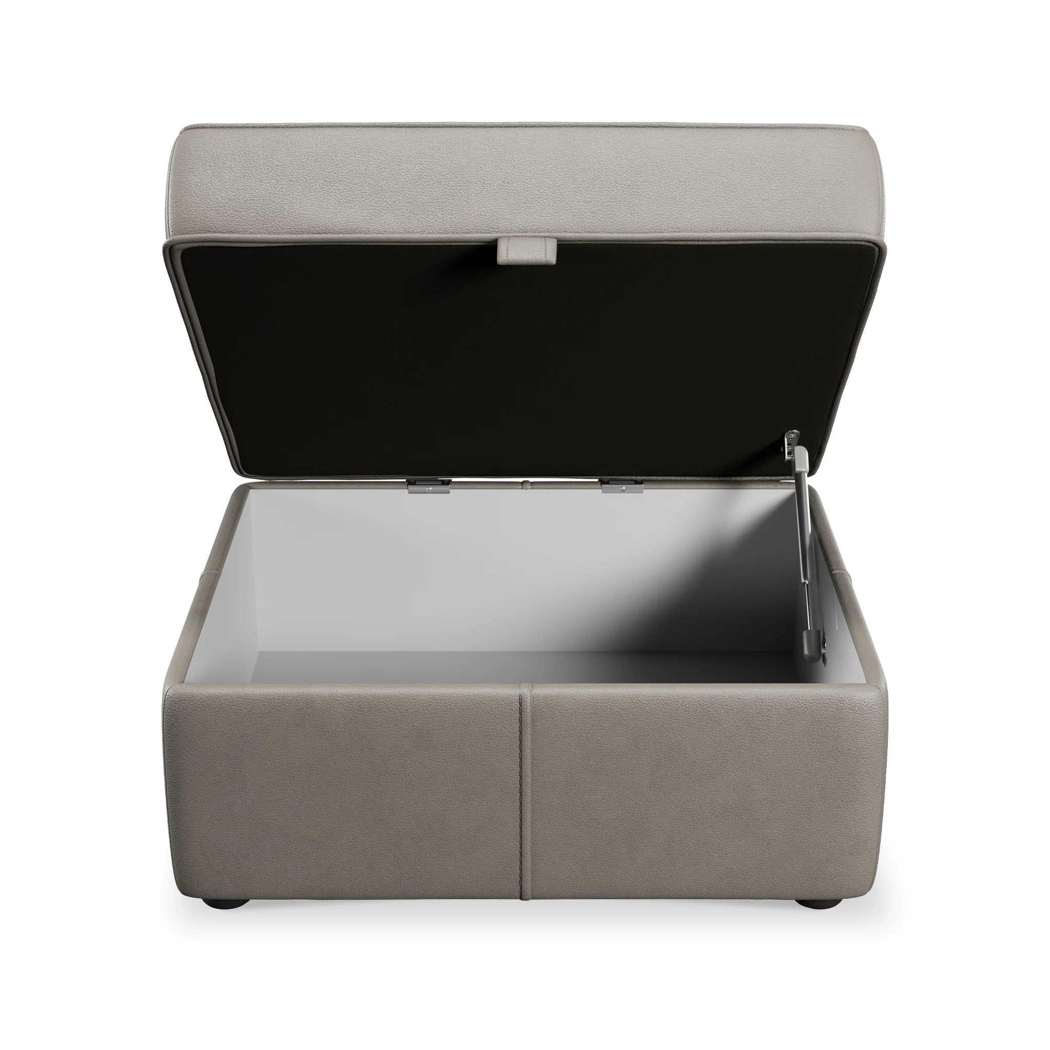 Edison Leather Storage Footstool - Image 13