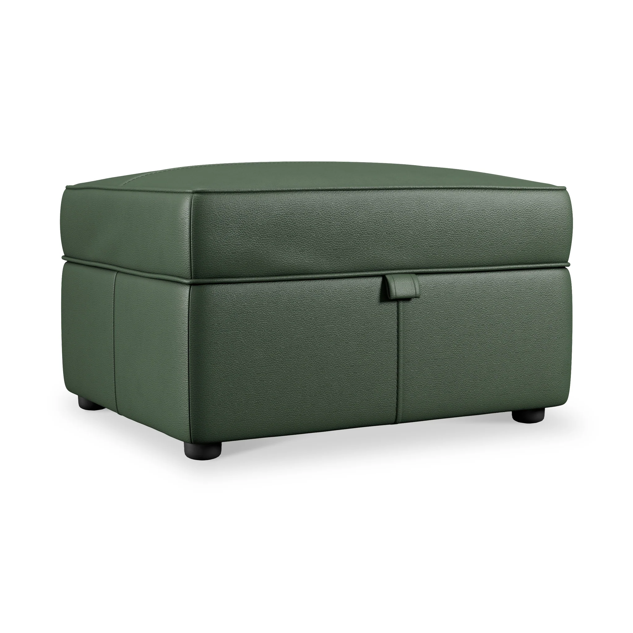 Edison Leather Storage Footstool - Image 15