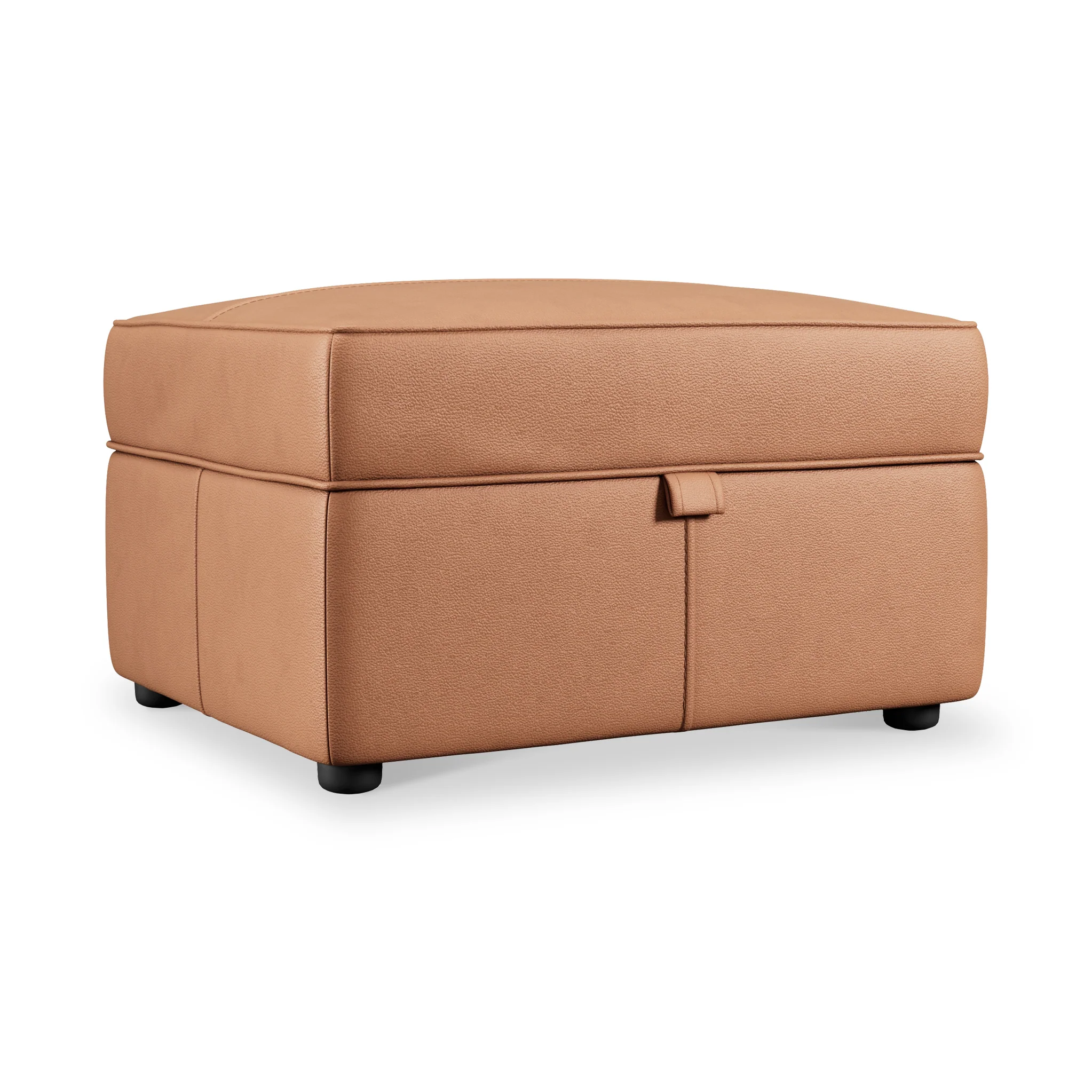 Edison Leather Storage Footstool - Image 22