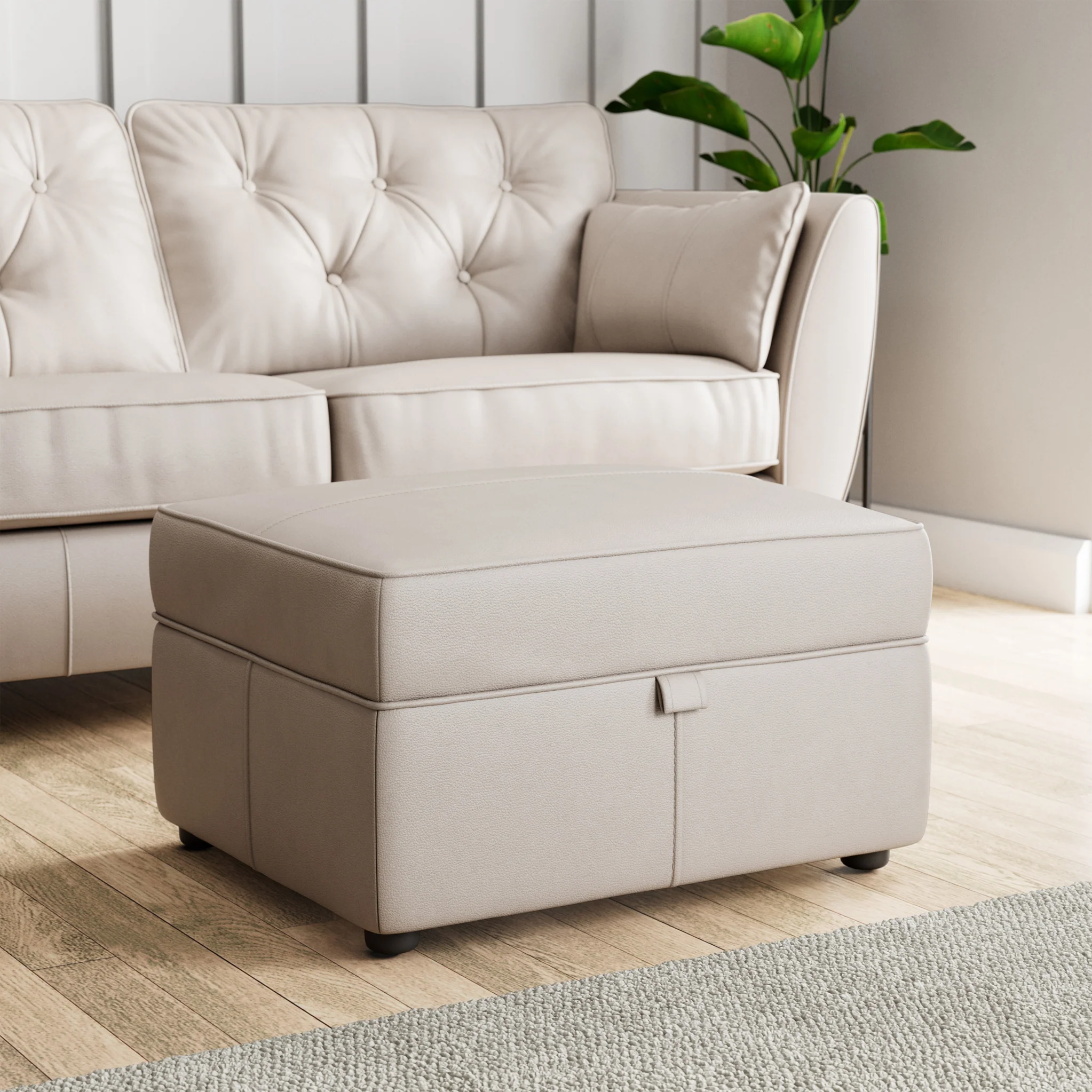 Edison Leather Storage Footstool - Image 37