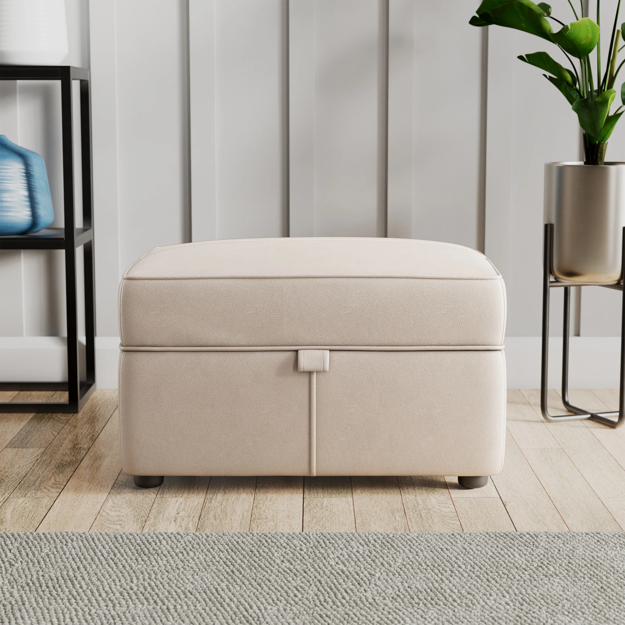 Edison Leather Storage Footstool - Image 38