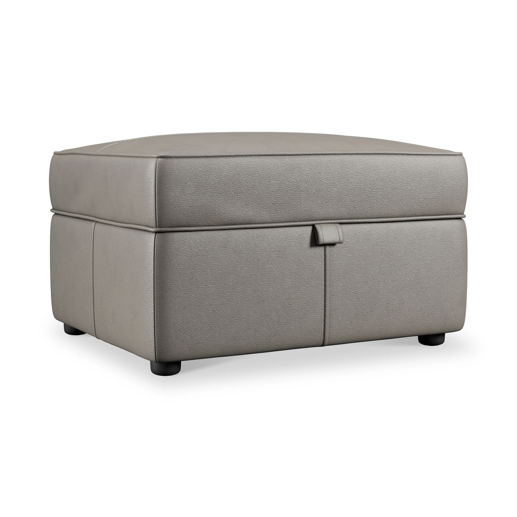 Edison Leather Storage Footstool - Image 8