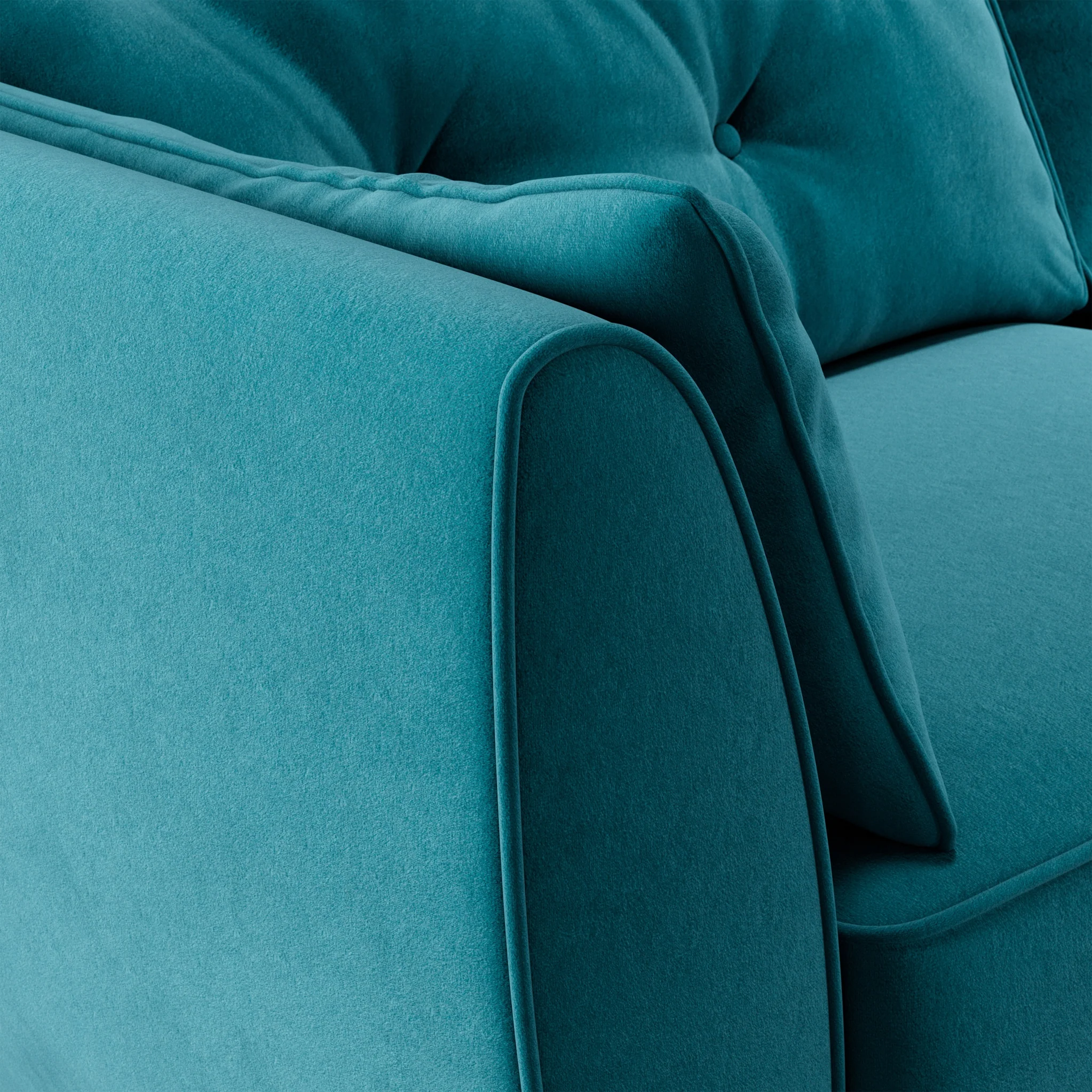 Edison Velvet Snuggler Chair - Image 10