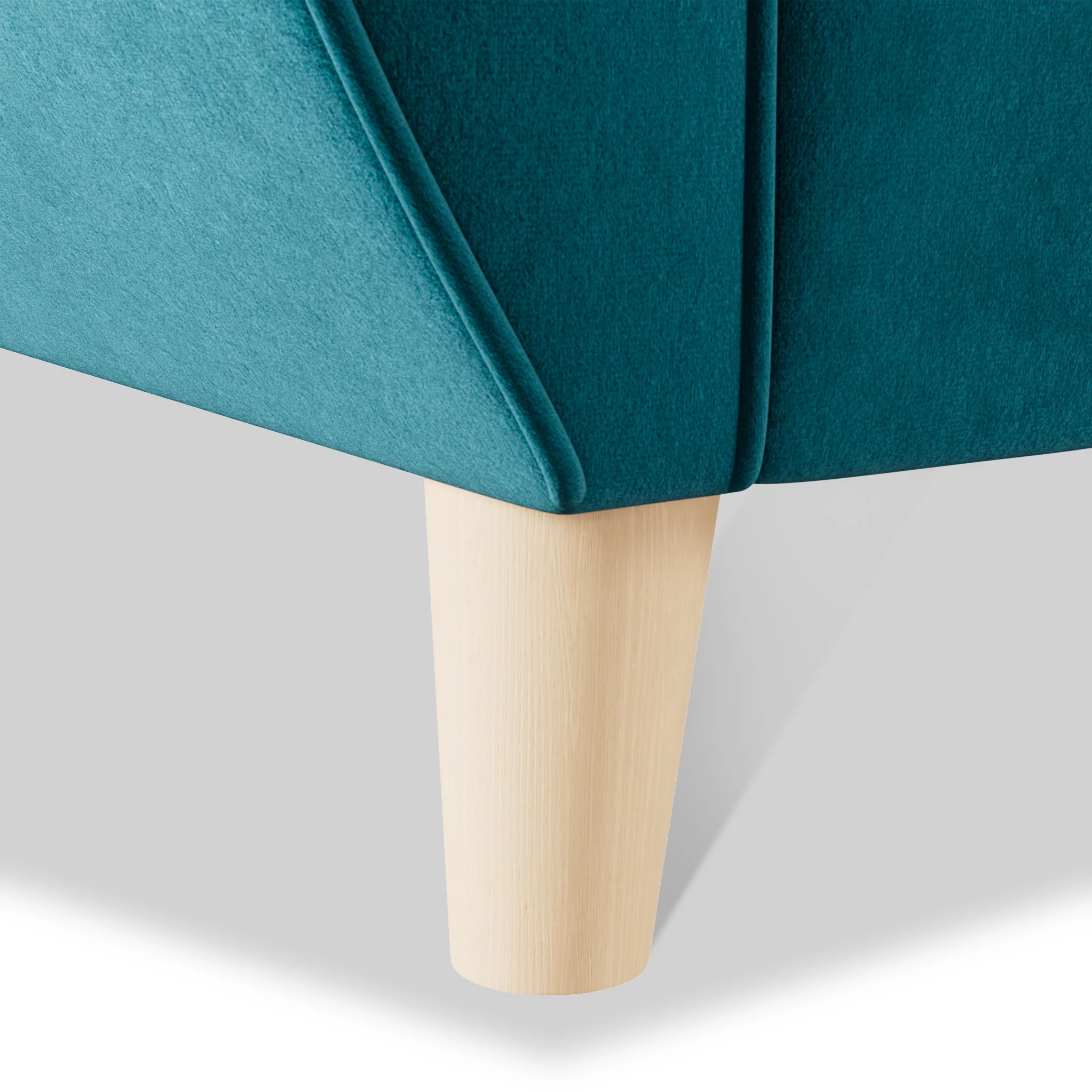 Edison Velvet Snuggler Chair - Image 11