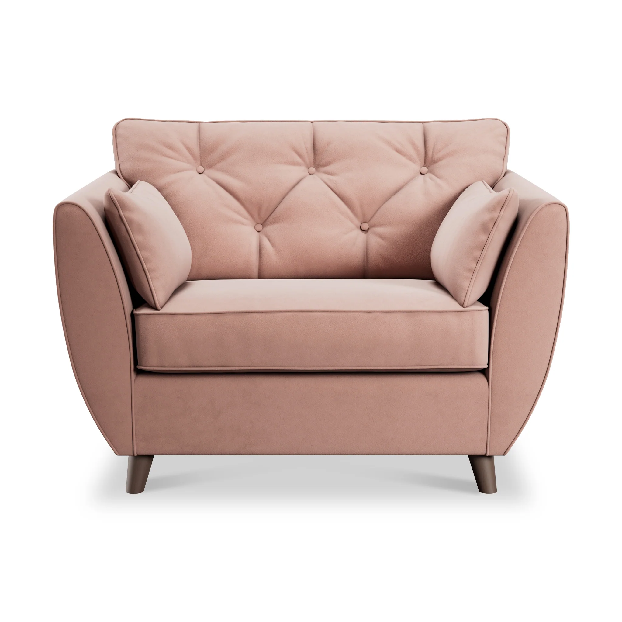 Edison Velvet Snuggler Chair - Image 20