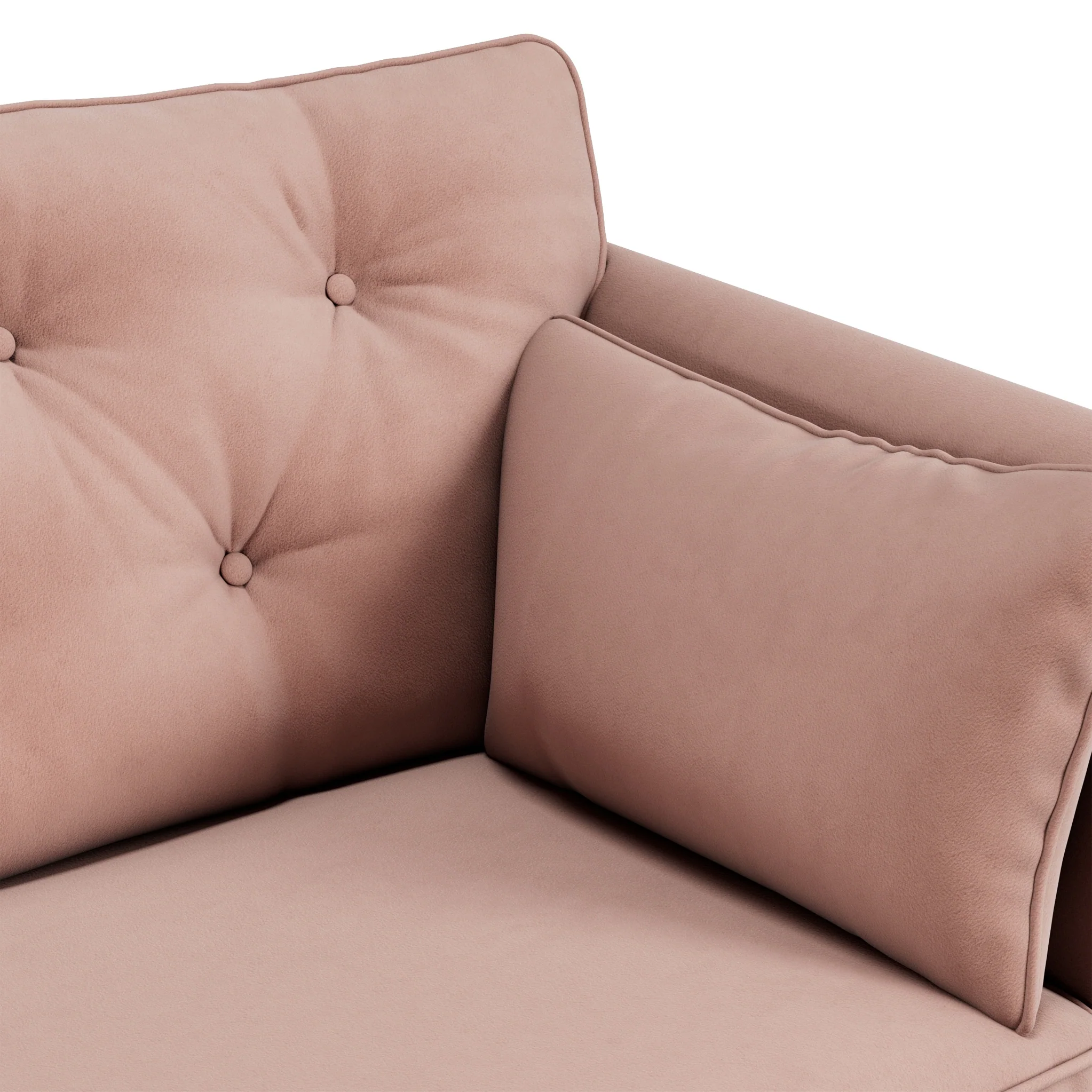Edison Velvet Snuggler Chair - Image 21
