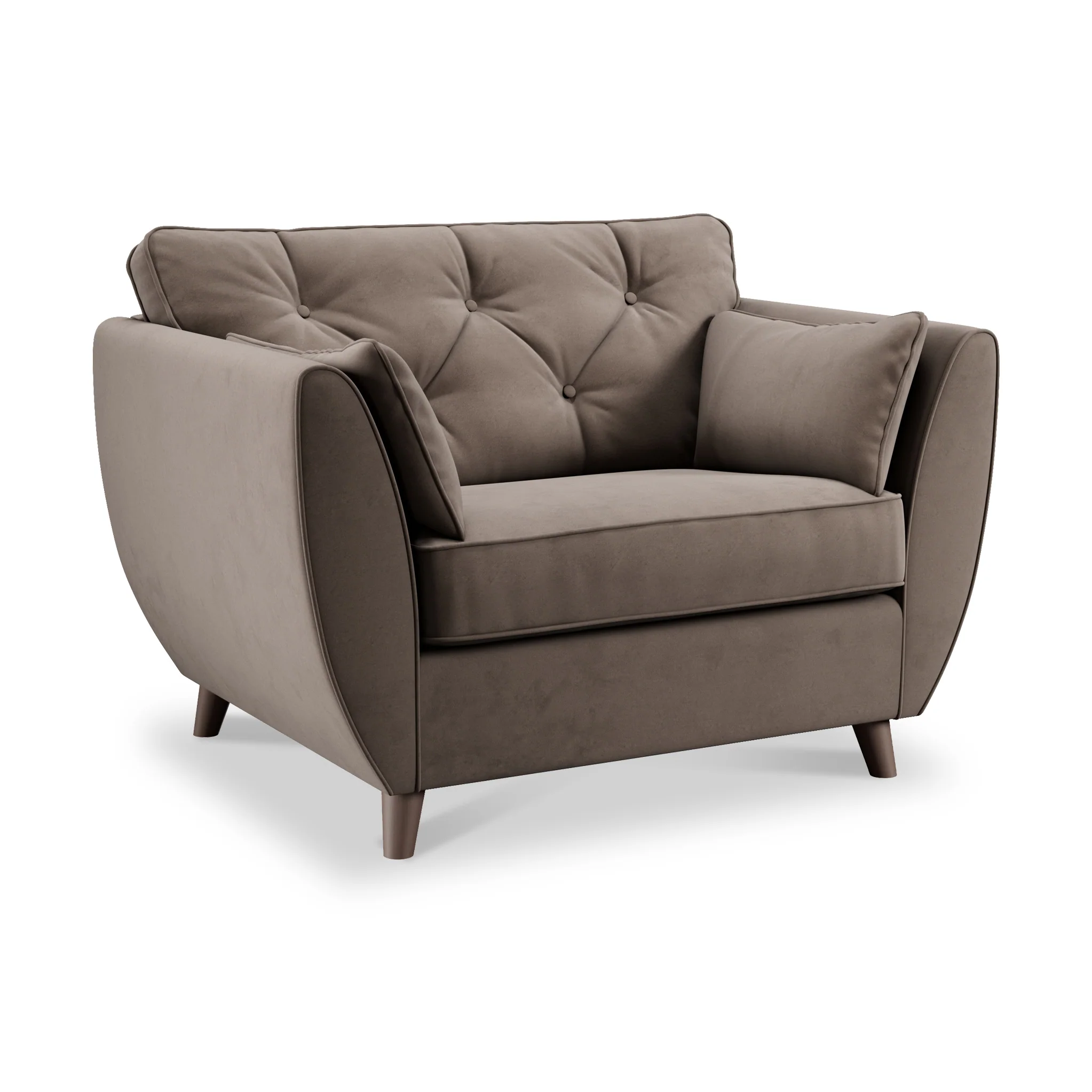 Edison Velvet Snuggler Chair - Image 29