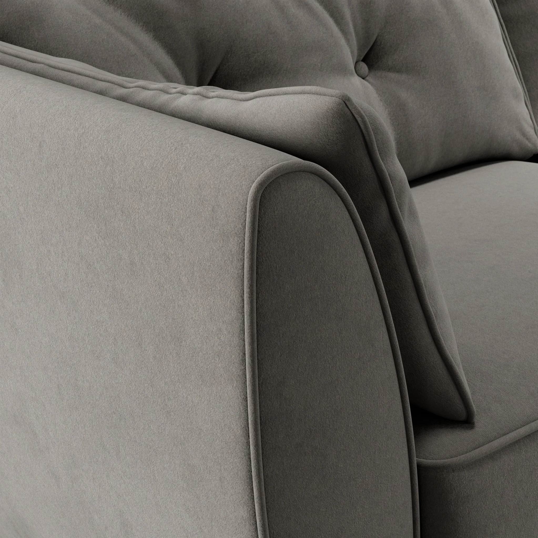 Edison Velvet Snuggler Chair - Image 46