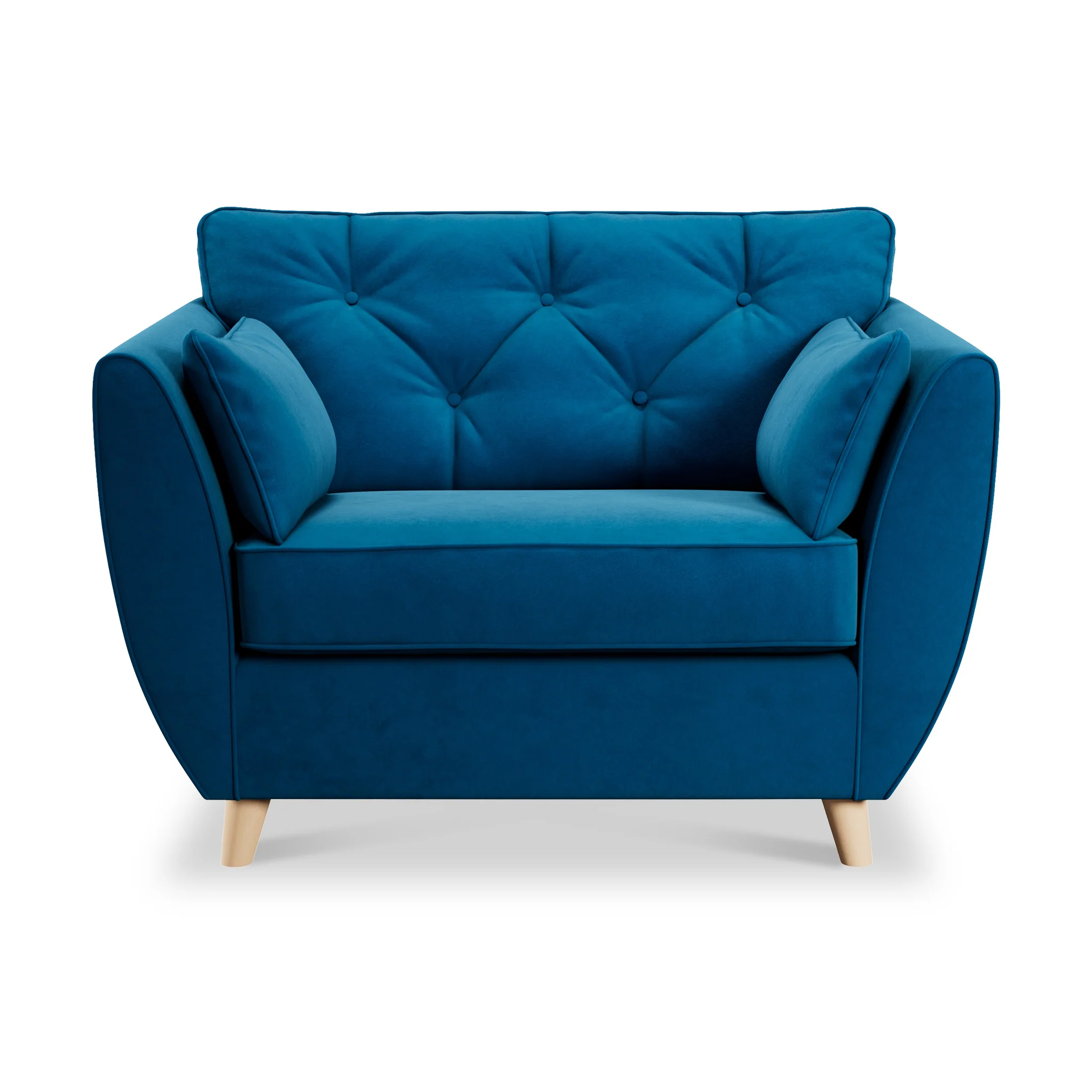 Edison Velvet Snuggler Chair - Image 52