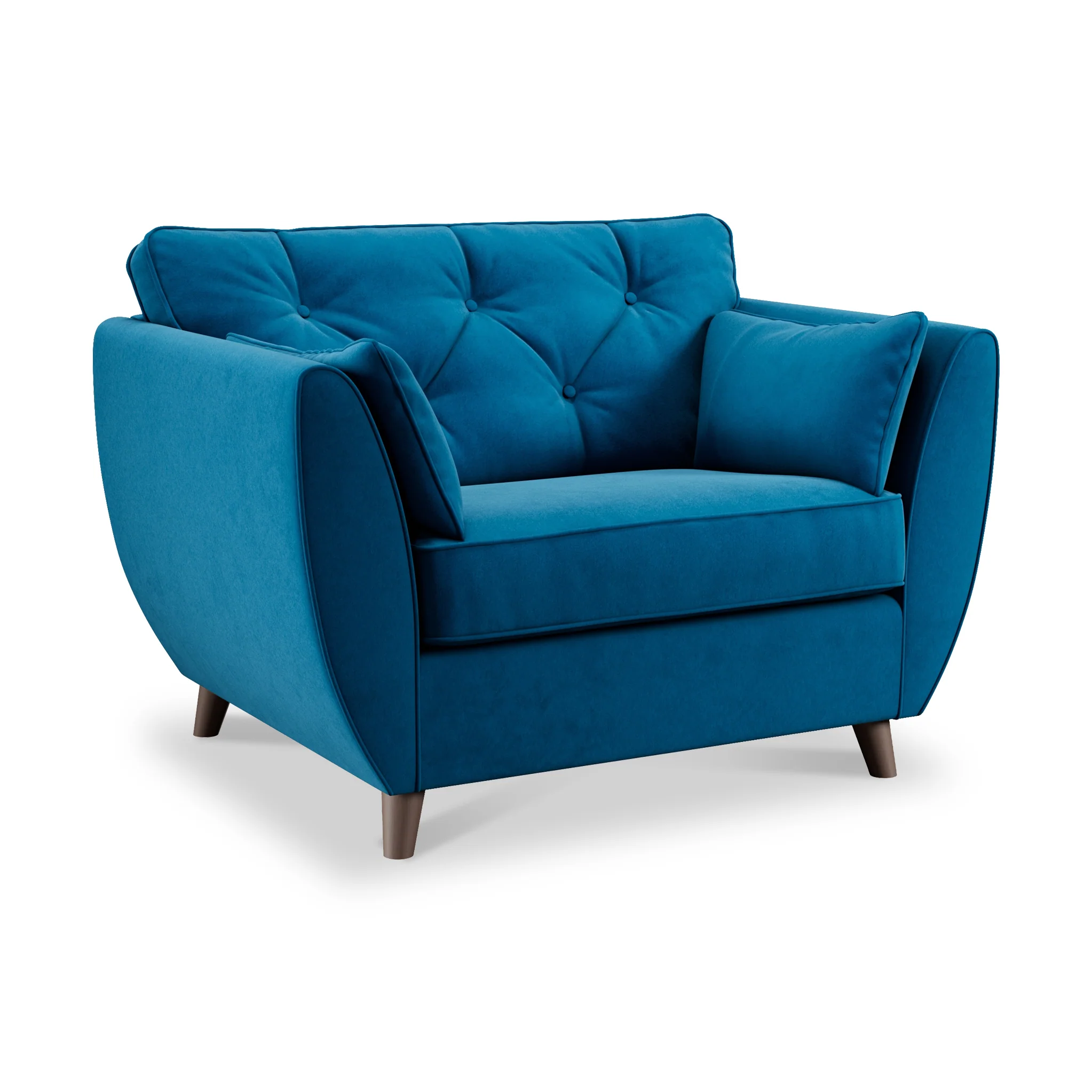 Edison Velvet Snuggler Chair - Image 53