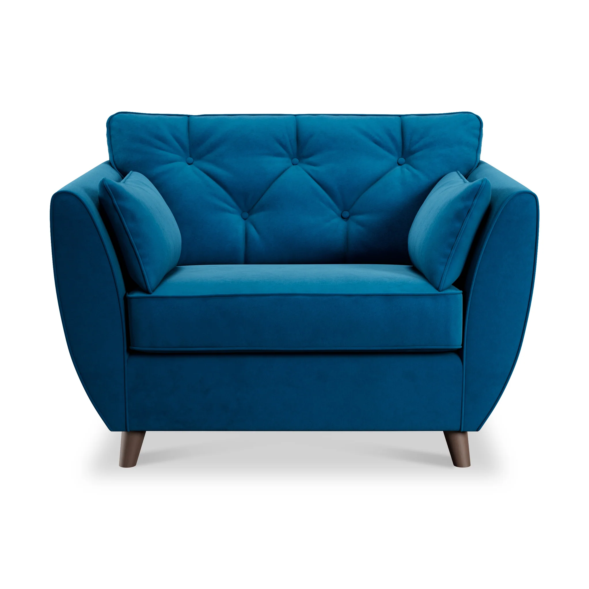 Edison Velvet Snuggler Chair - Image 56