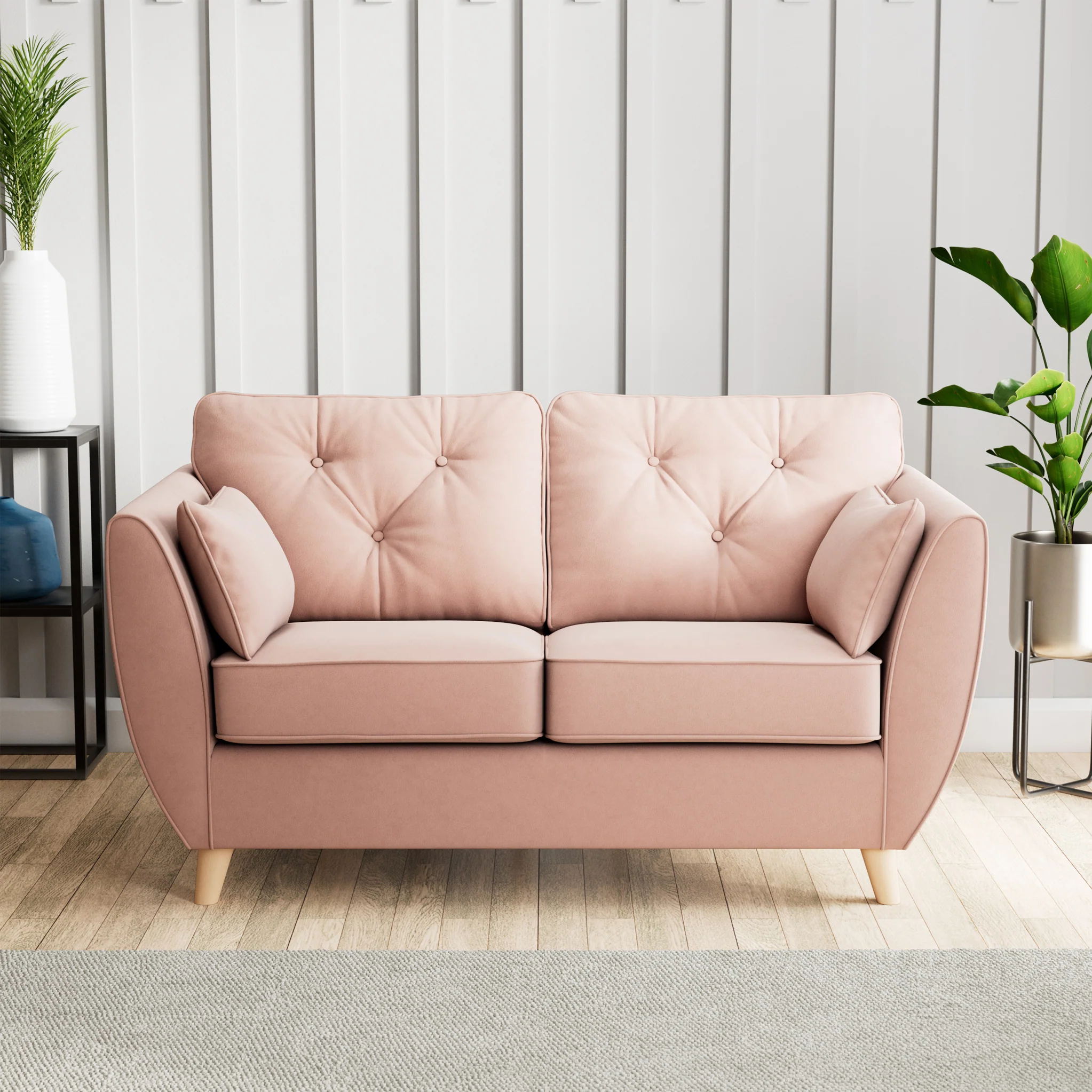 Edison Velvet 2 Seater Sofa - Image 14