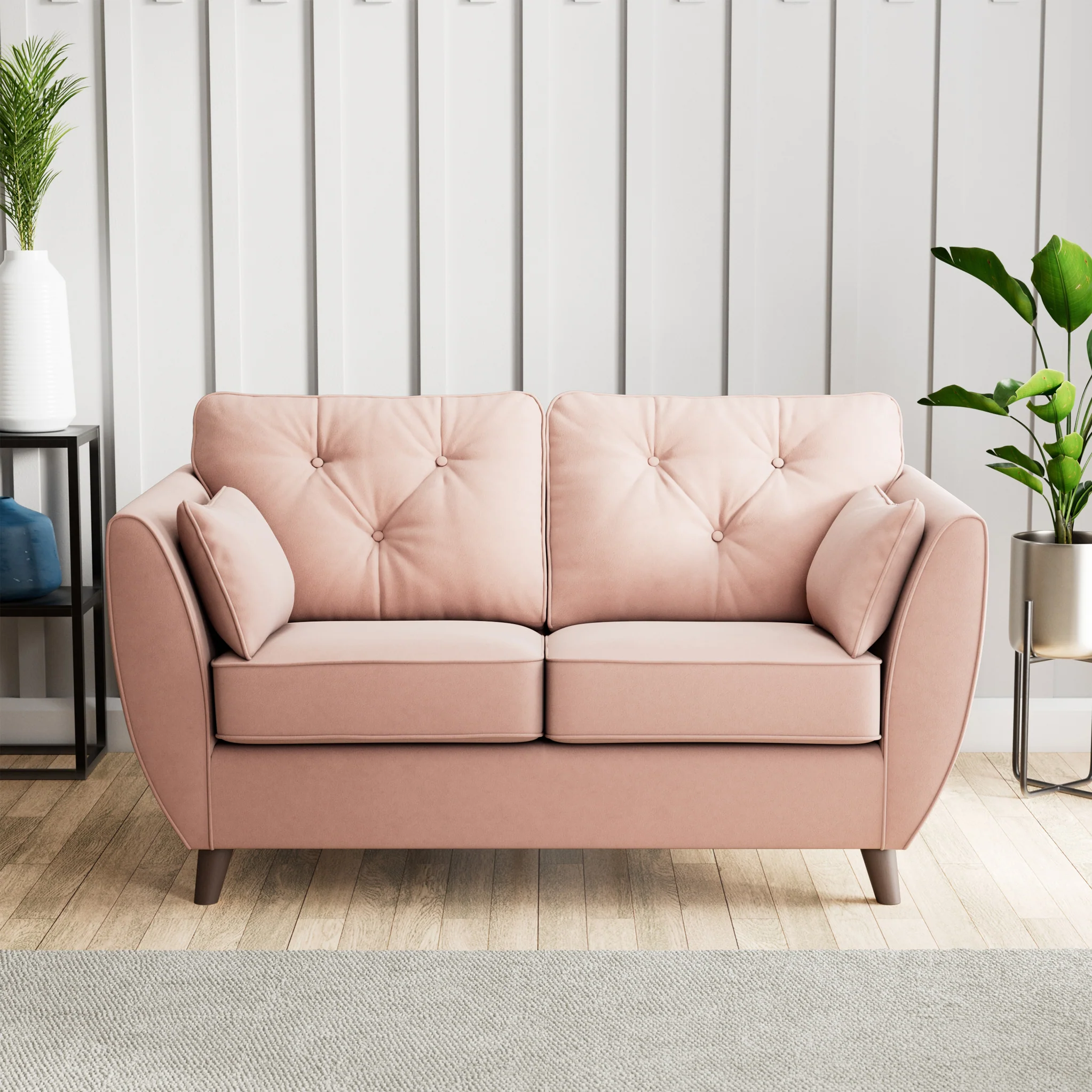 Edison Velvet 2 Seater Sofa - Image 19